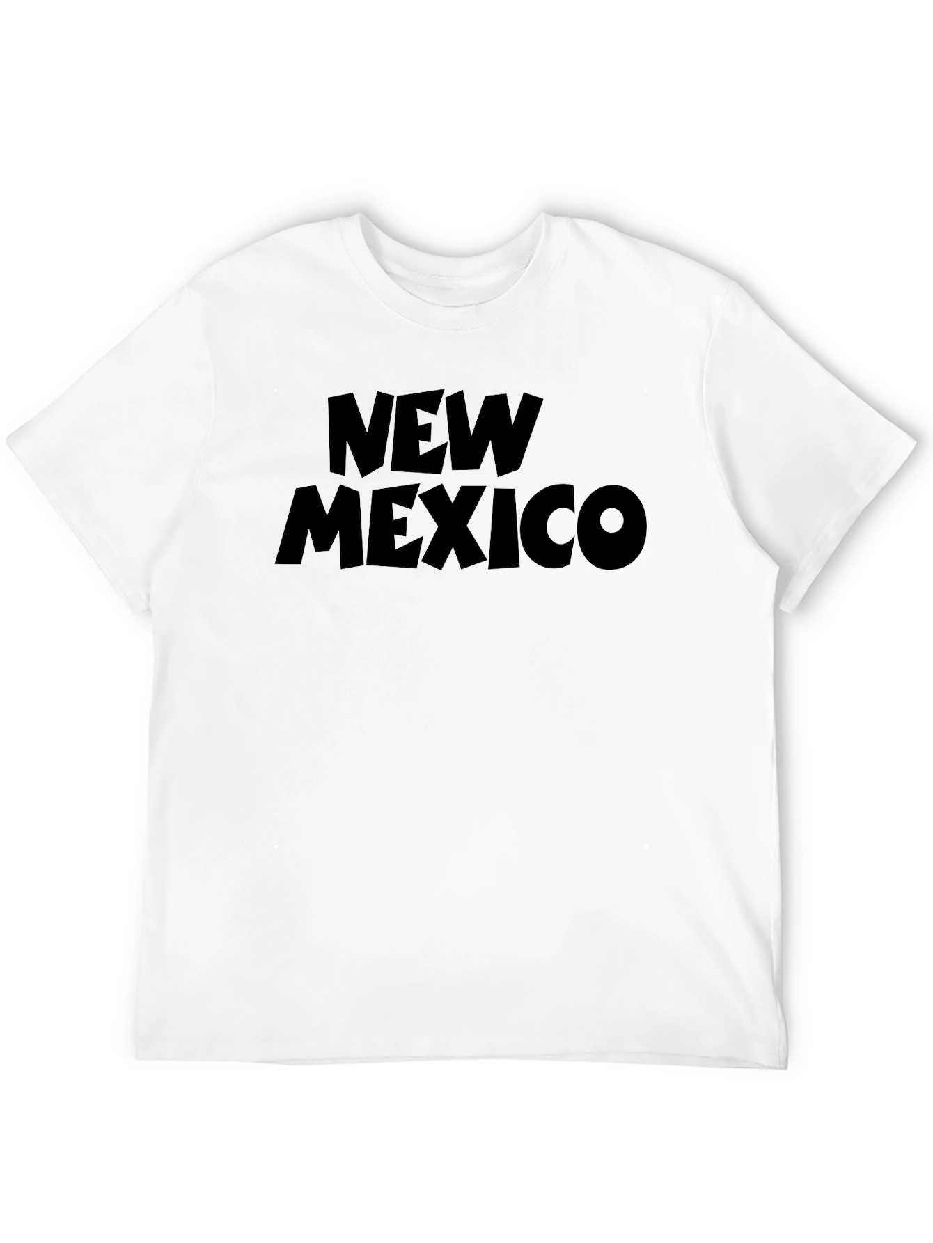 New Mexico Graphic Tee - Black Cotton T-Shirt