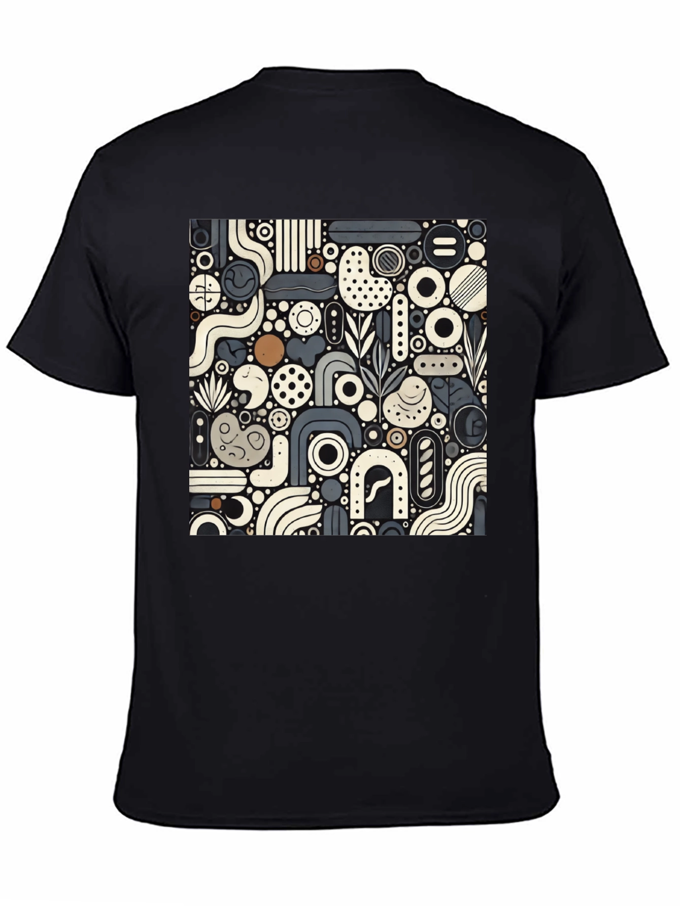 Abstract Art T-Shirt - Geometric Pattern Modern Style
