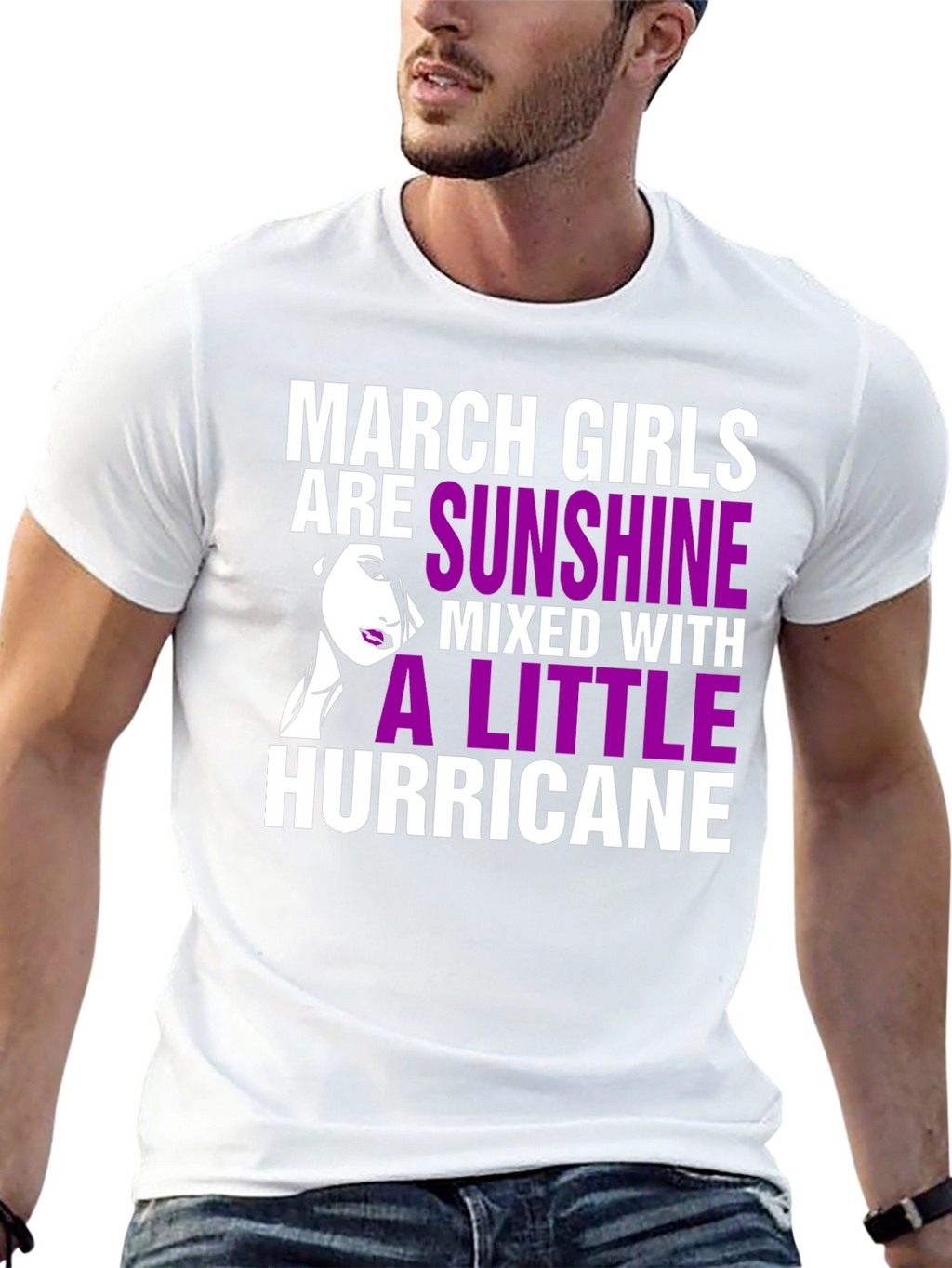 March Girls Sunshine Hurricane Black T-Shirt