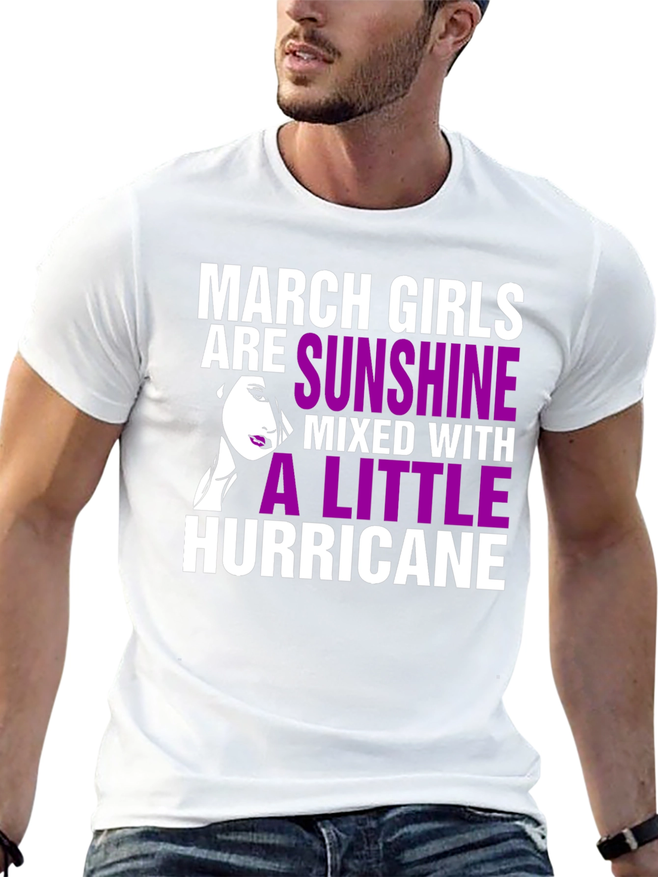 March Girls Sunshine Hurricane Black T-Shirt