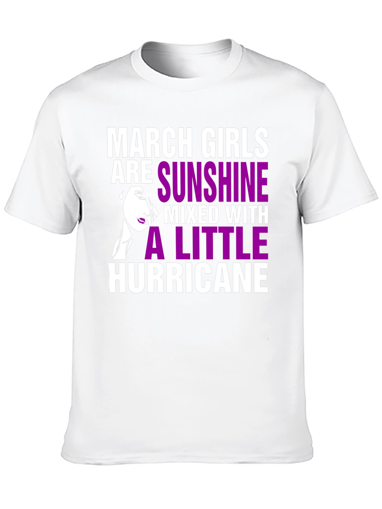 March Girls Sunshine Hurricane Black T-Shirt