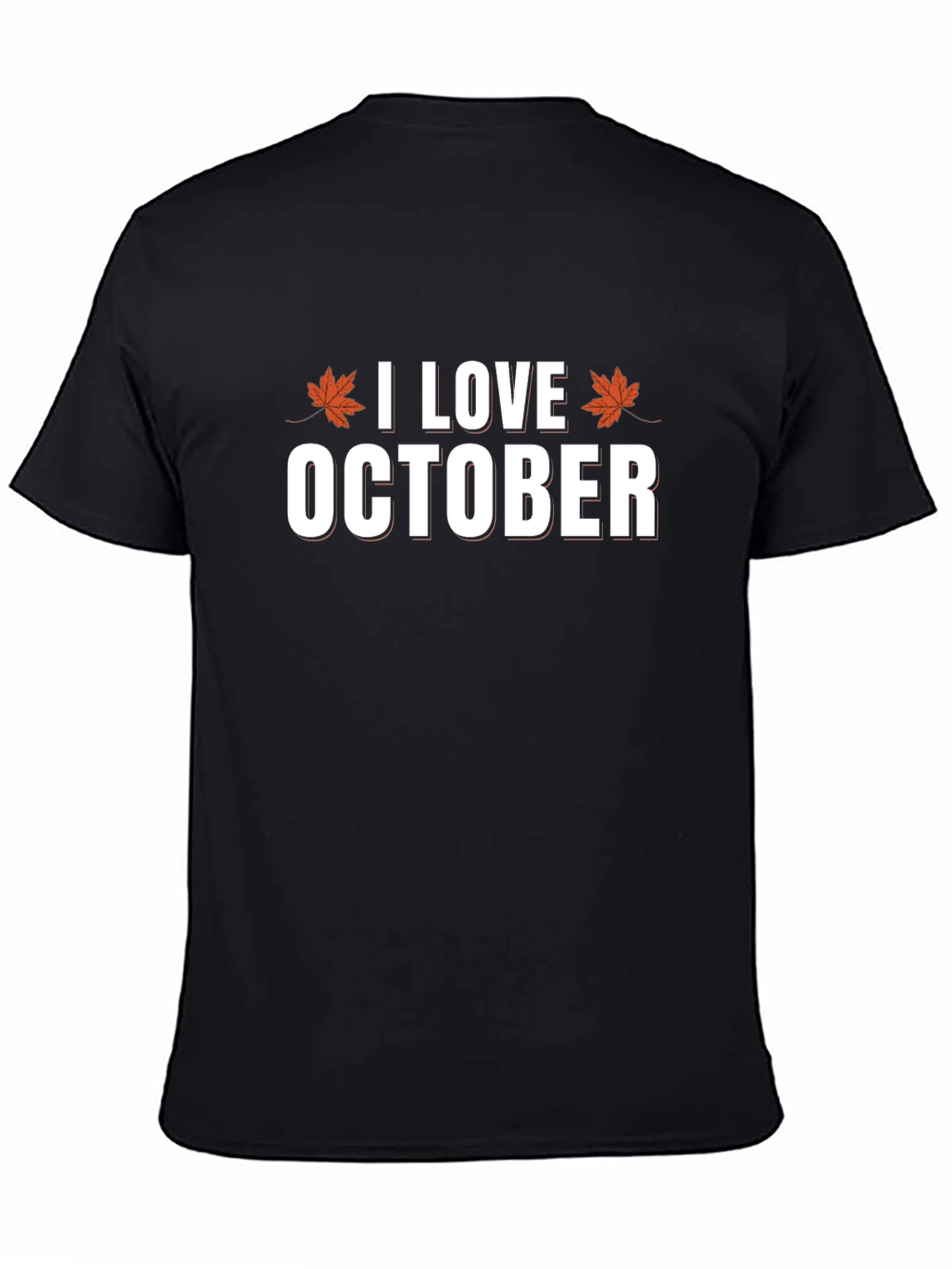 I Love October Graphic T-Shirt