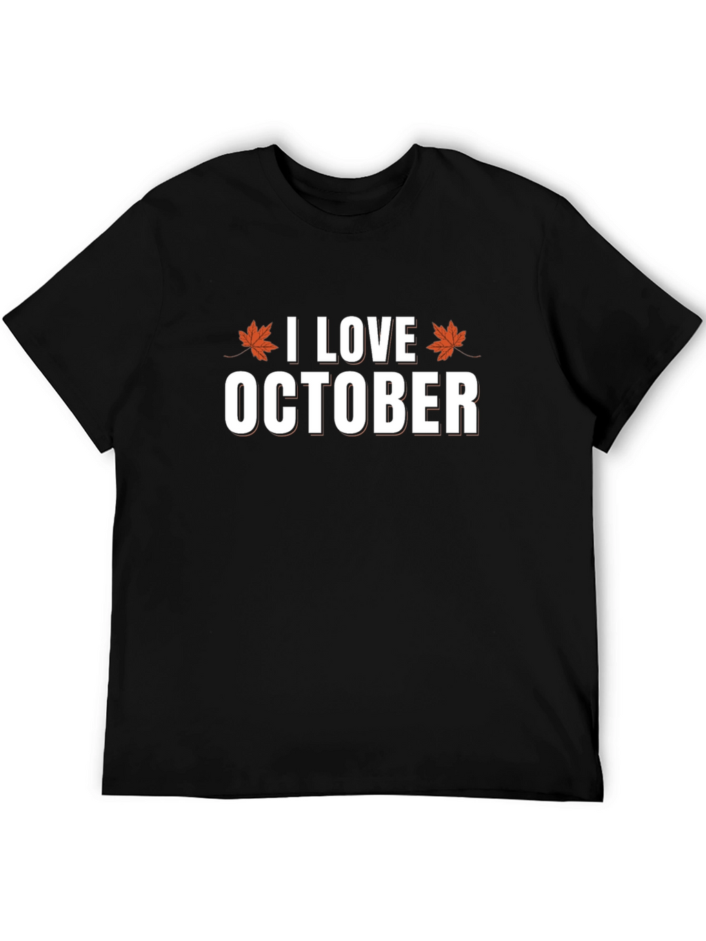 I Love October Graphic T-Shirt