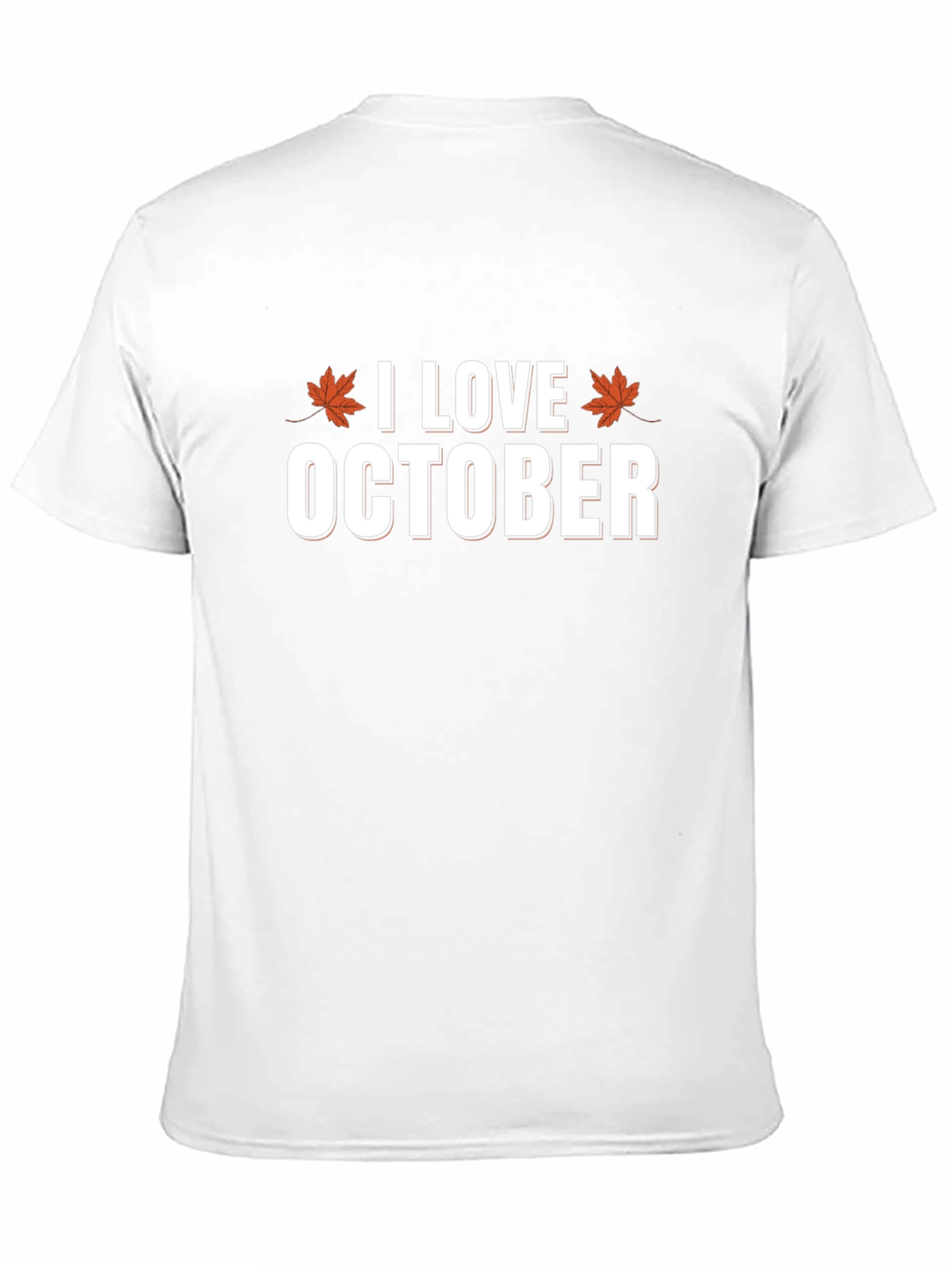 I Love October Graphic T-Shirt