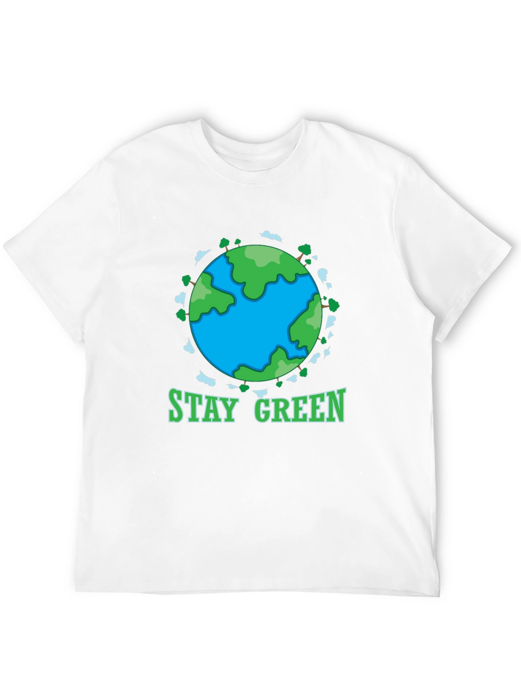 Stay Green Earth Graphic T-Shirt