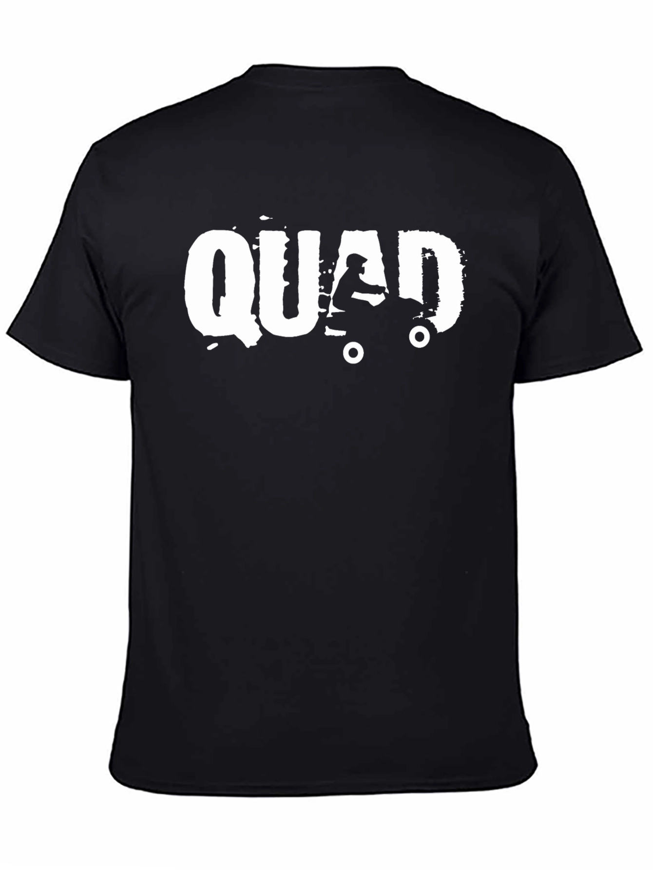Black QUAD ATV Rider T-Shirt