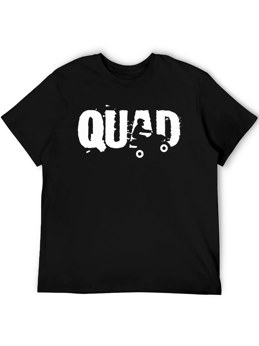 Black QUAD ATV Rider T-Shirt