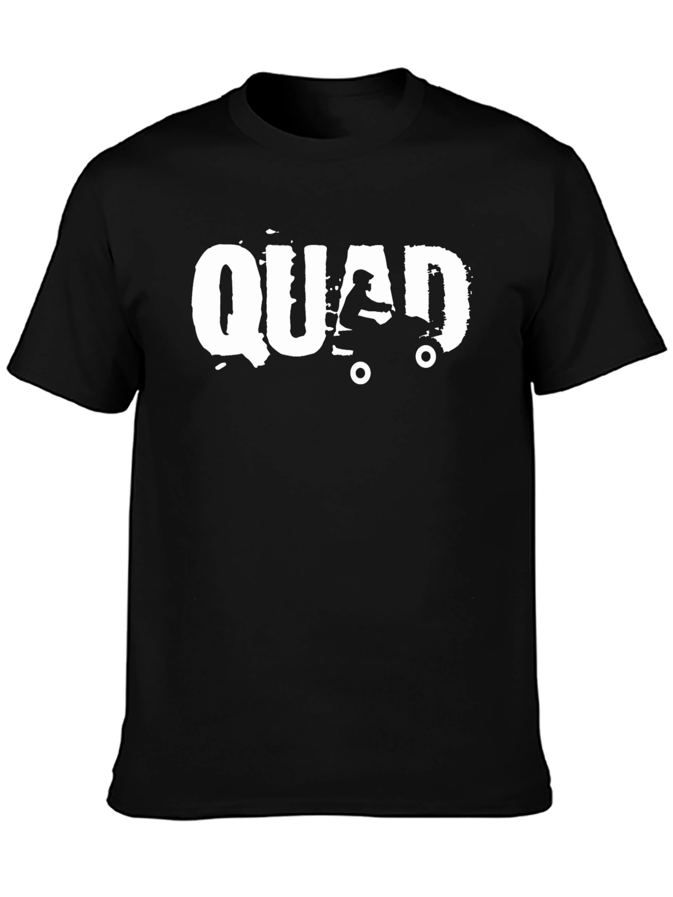 Black QUAD ATV Rider T-Shirt