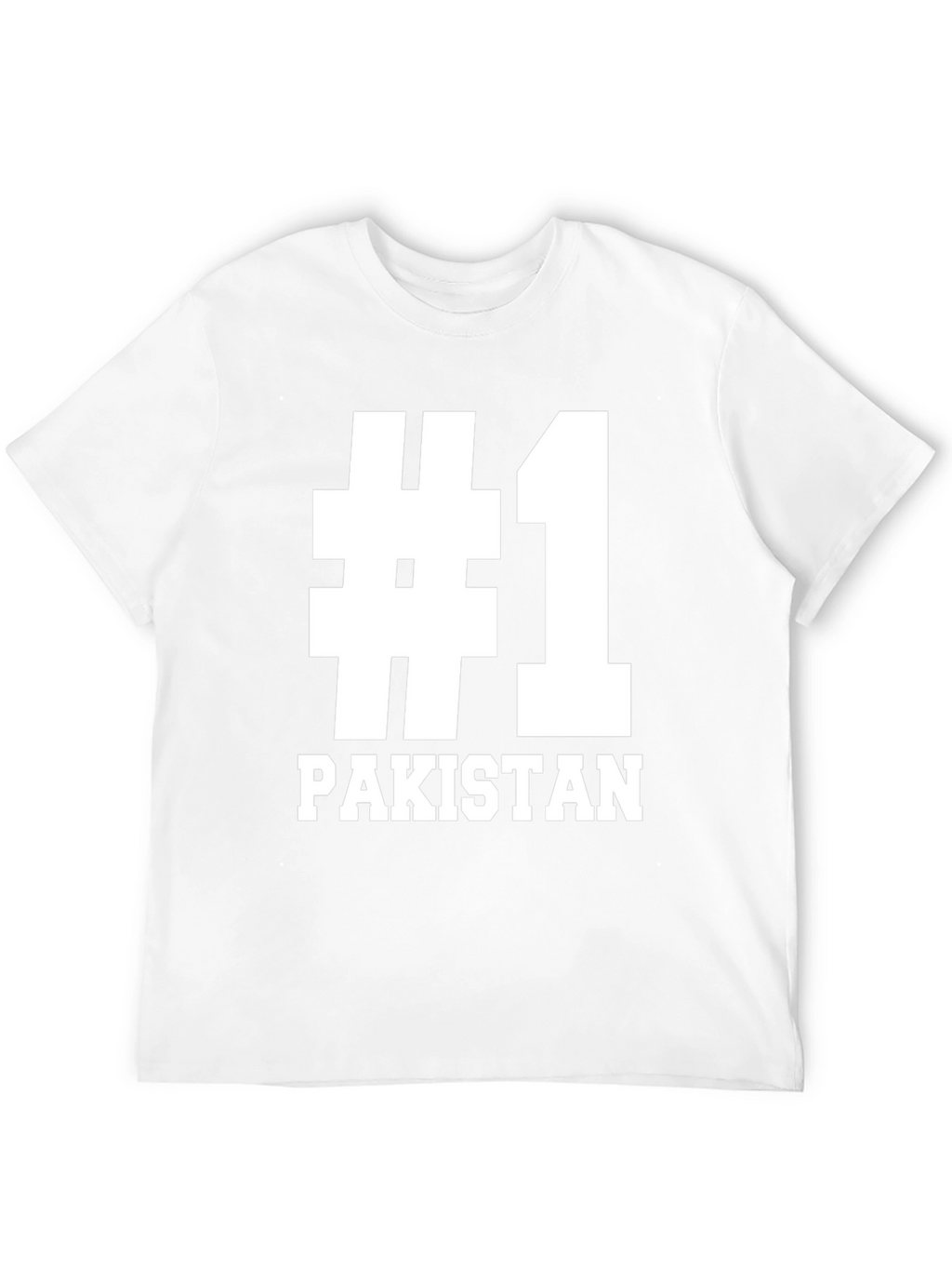 #1 Pakistan T-Shirt - Black Cotton Graphic Tee