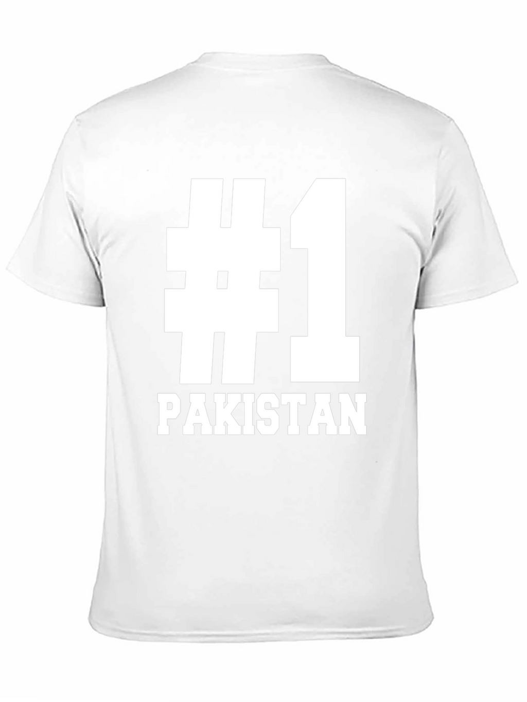 #1 Pakistan T-Shirt - Black Cotton Graphic Tee