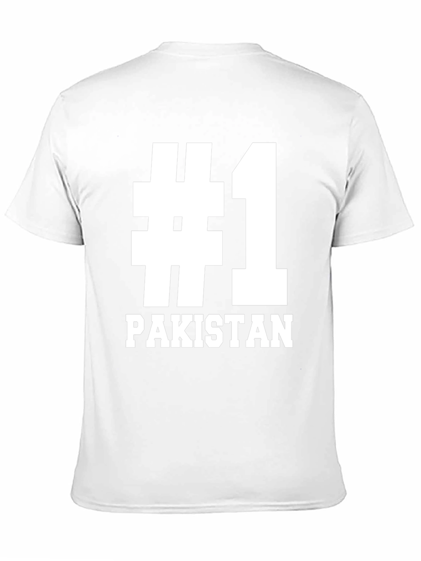 #1 Pakistan T-Shirt - Black Cotton Graphic Tee