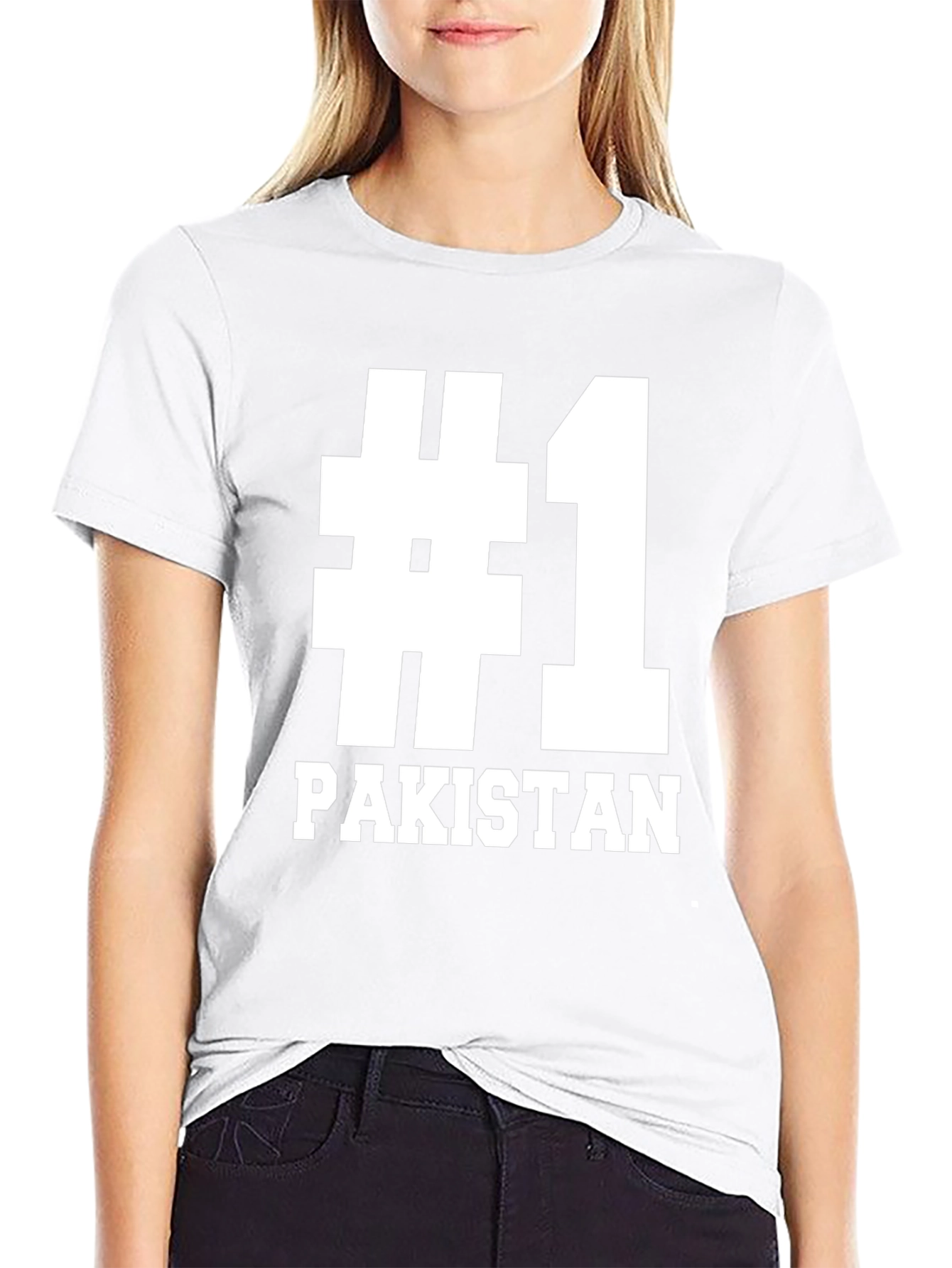 #1 Pakistan T-Shirt - Black Cotton Graphic Tee