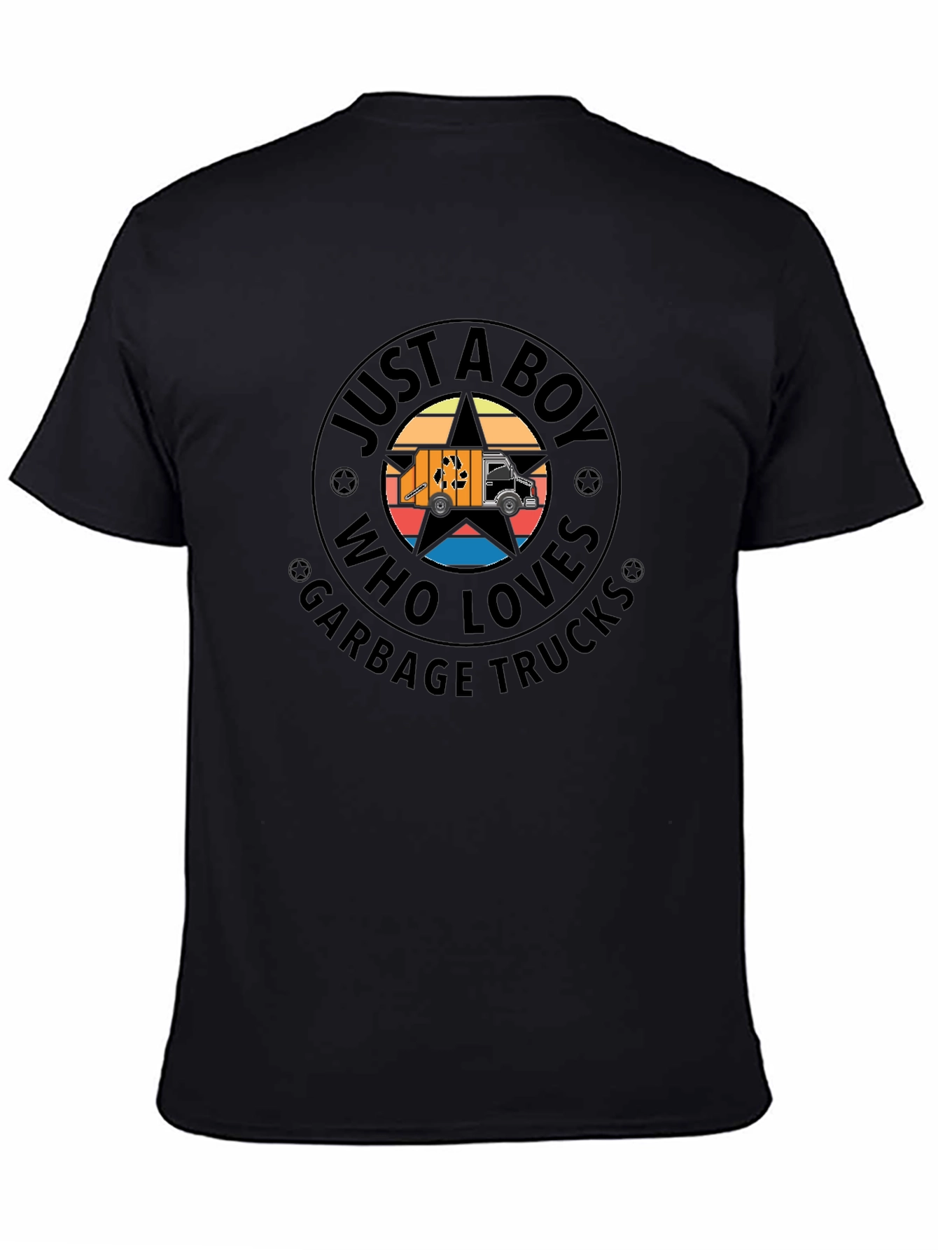 Just a Boy Who Loves Garbage Trucks T-Shirt