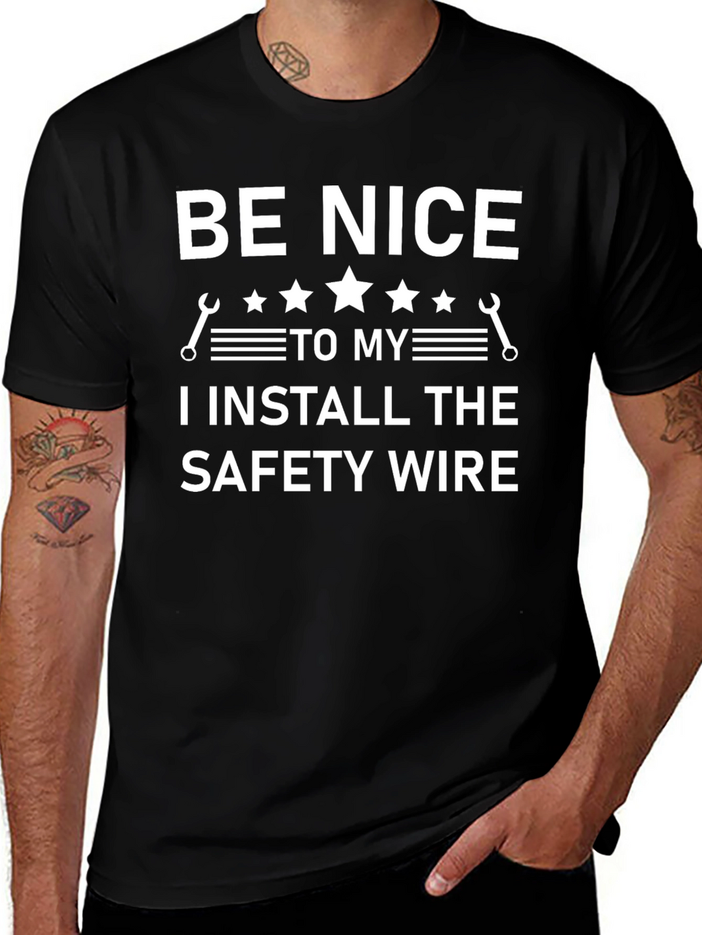 Be Nice Safety Wire Installer T-Shirt