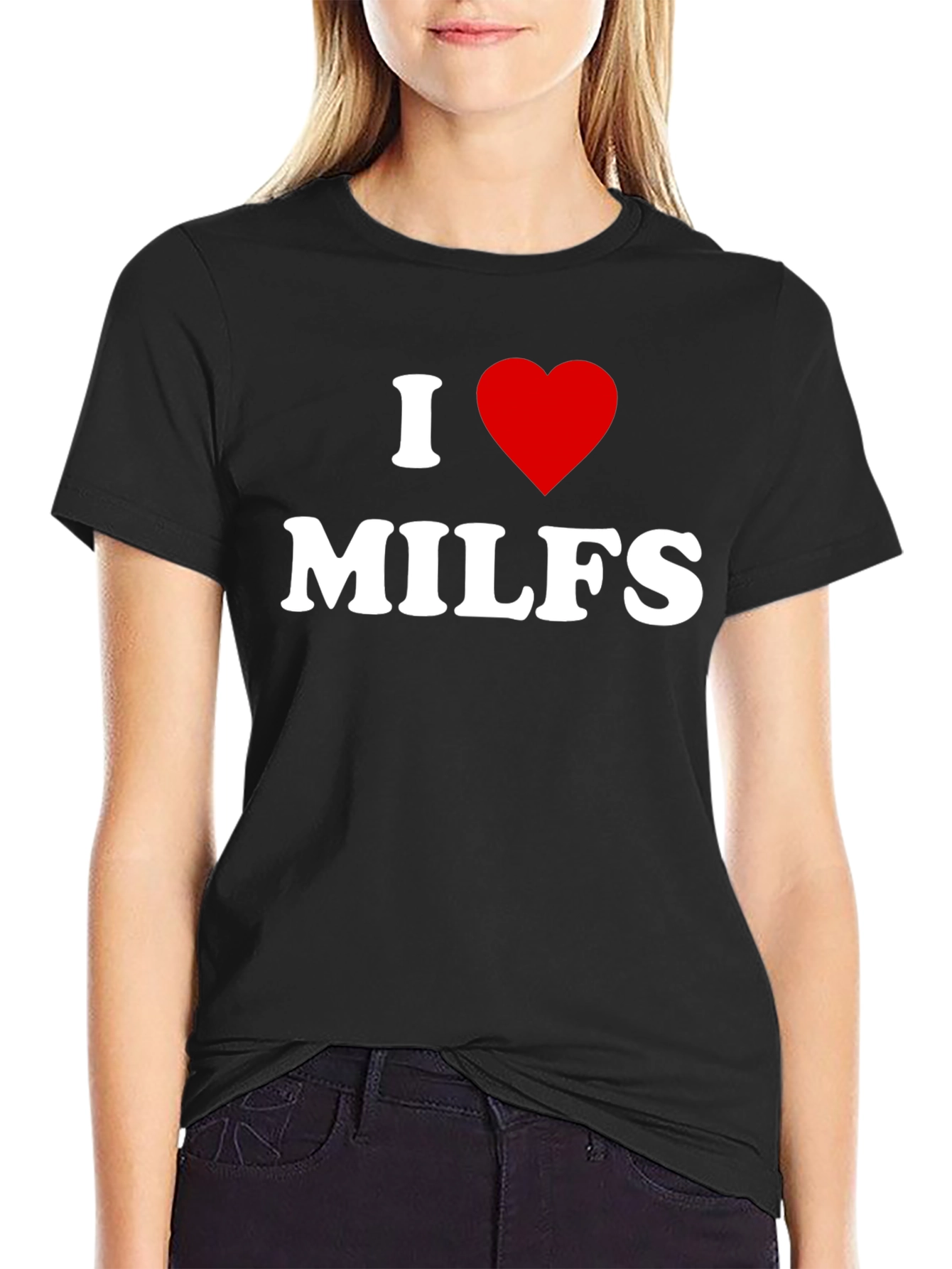 I Heart MILFS Adult Humor T-Shirt