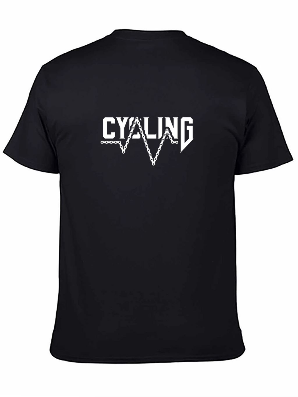 Cycling Chain T-Shirt - Black