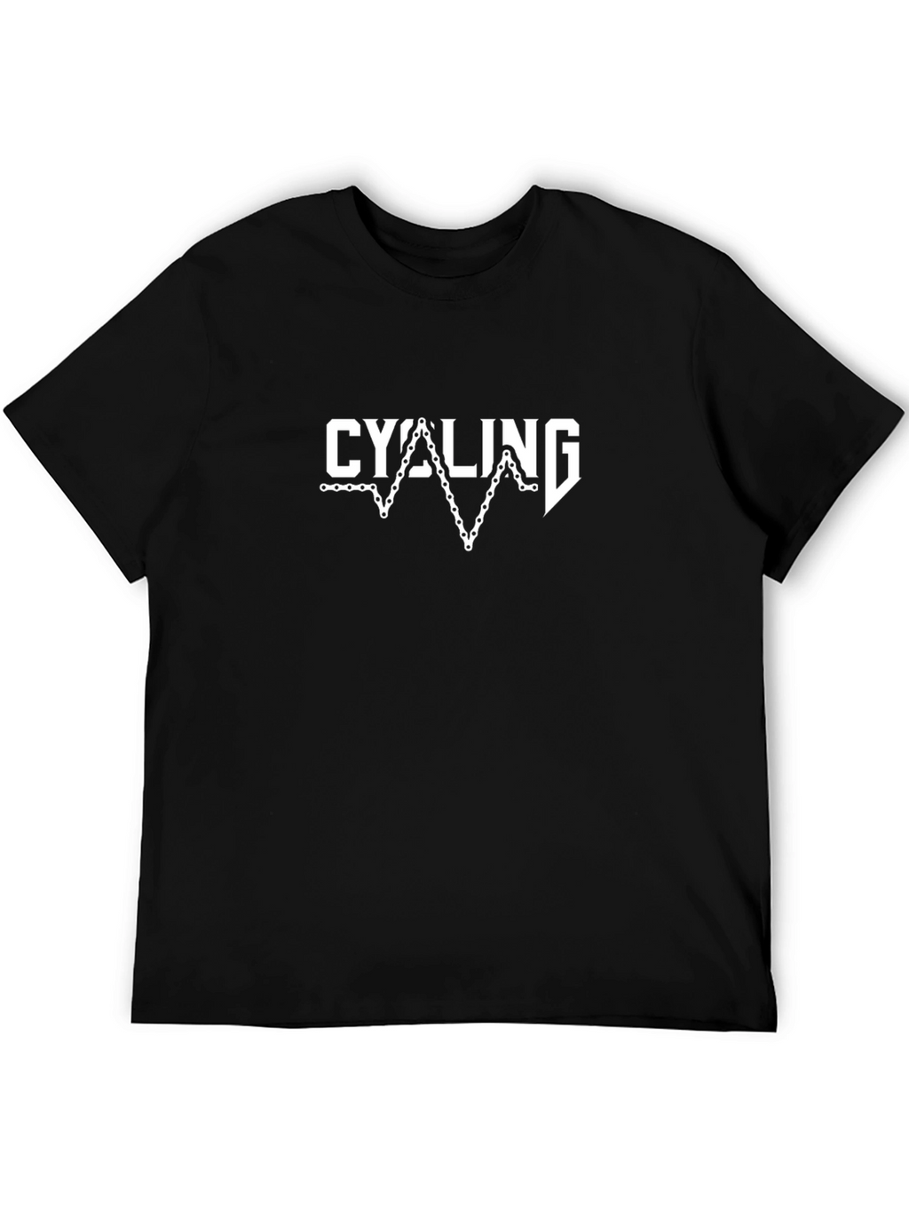 Cycling Chain T-Shirt - Black