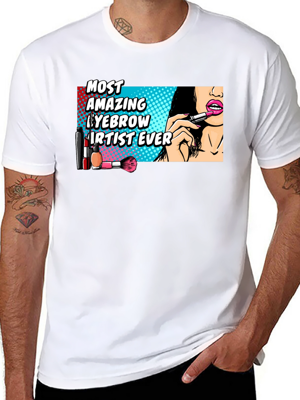 Amazing Eyebrow Artist Ever Graphic T-Shirt