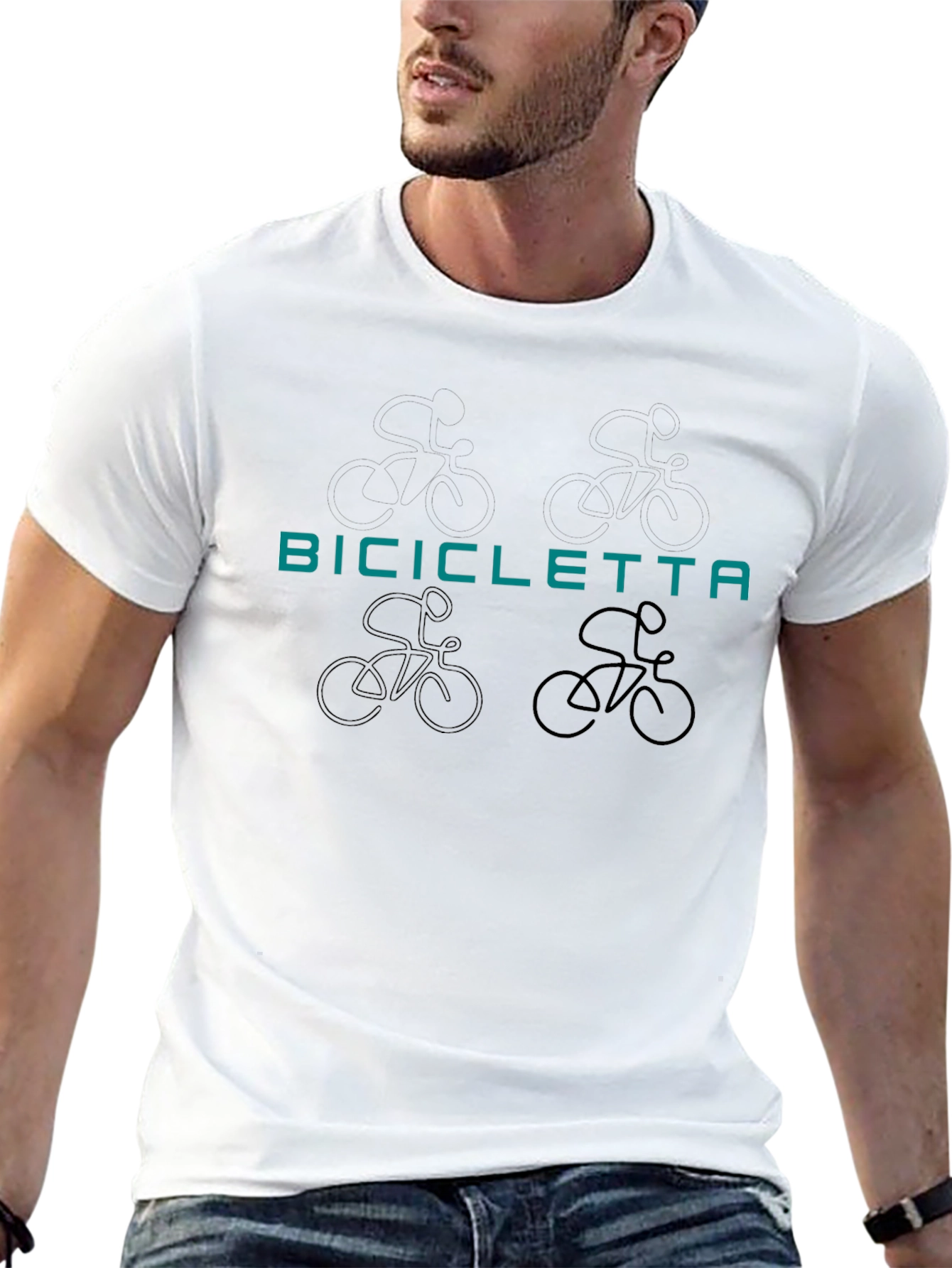 Bicicletta Graphic Tee - Cycling Shirt