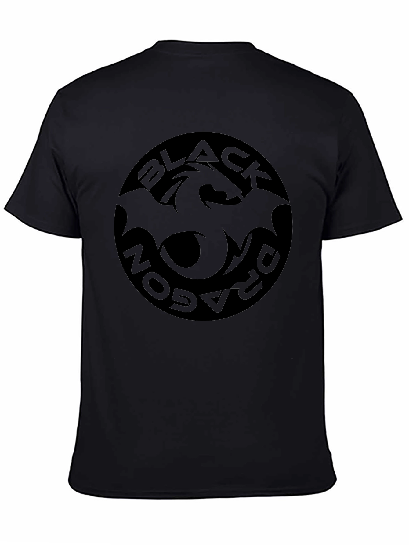 Black Dragon Graphic Tee - Unisex Crew Neck