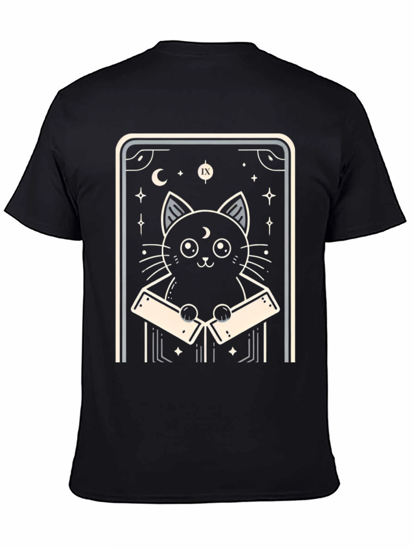 Mystic Cat Tarot Card T-Shirt