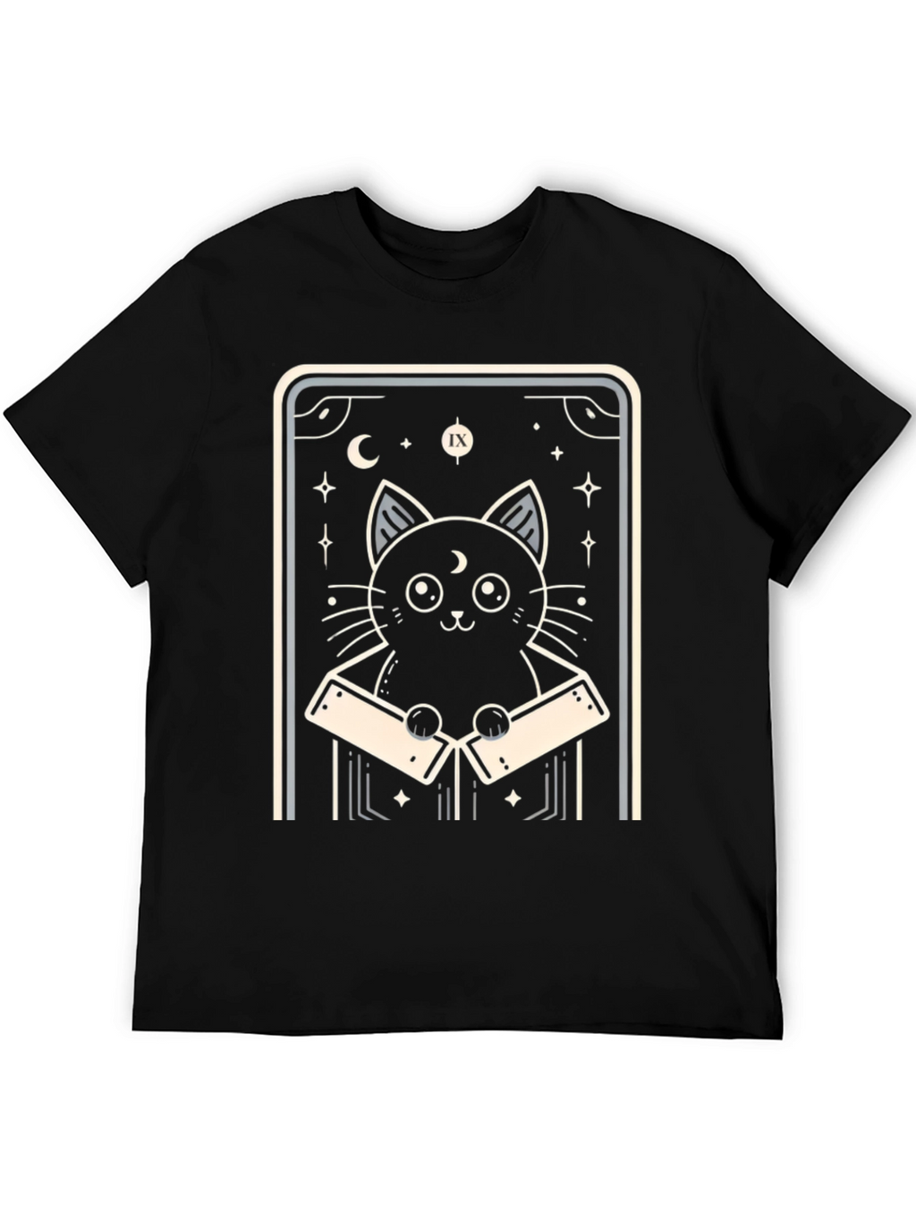 Mystic Cat Tarot Card T-Shirt