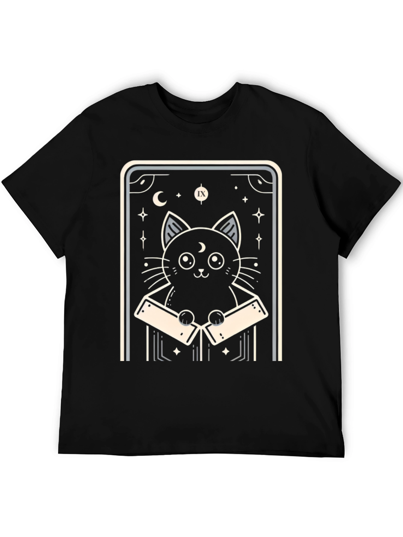 Mystic Cat Tarot Card T-Shirt