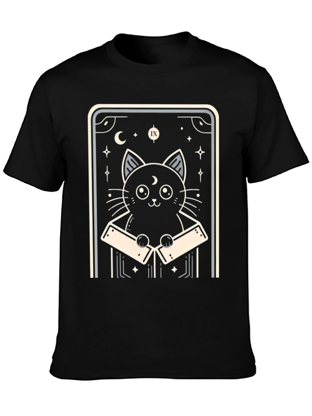 Mystic Cat Tarot Card T-Shirt