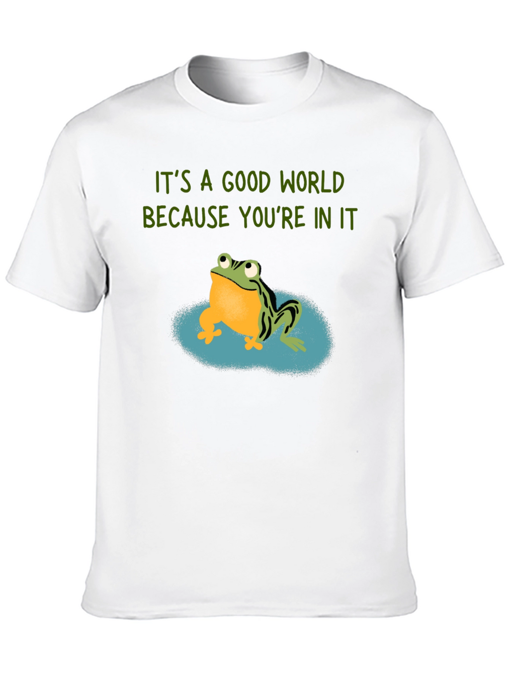 Frog Graphic Tee - Its A Good World