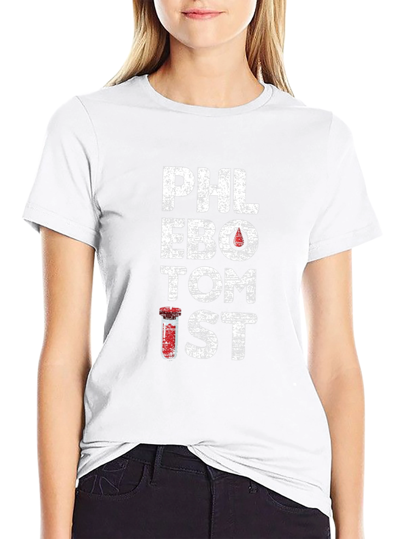Phlebotomist Graphic Tee - Medical Profession Apparel