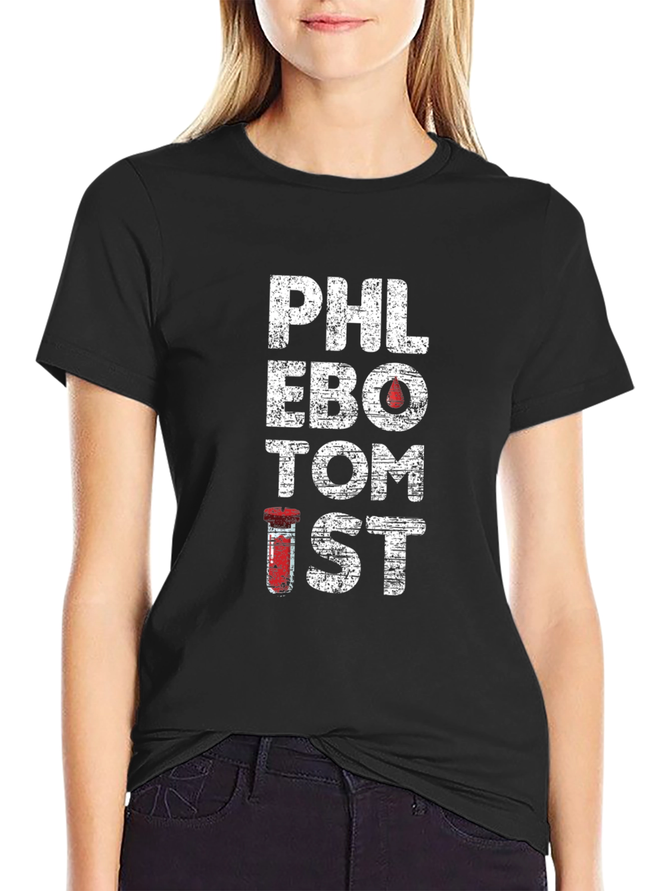 Phlebotomist Graphic Tee - Medical Profession Apparel
