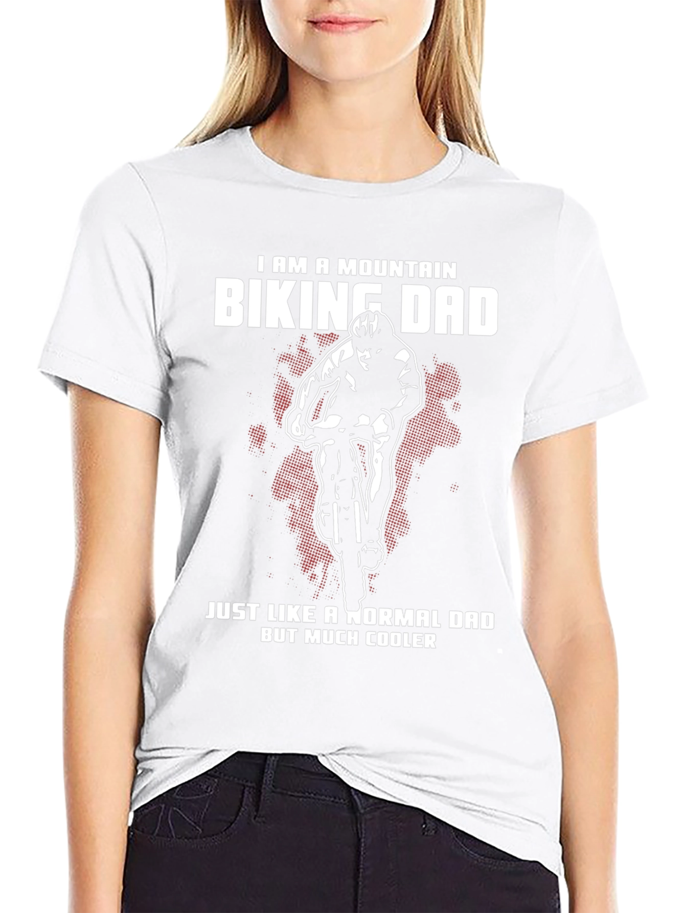 Mountain Biking Dad T-Shirt - Cool Fathers Day Gift