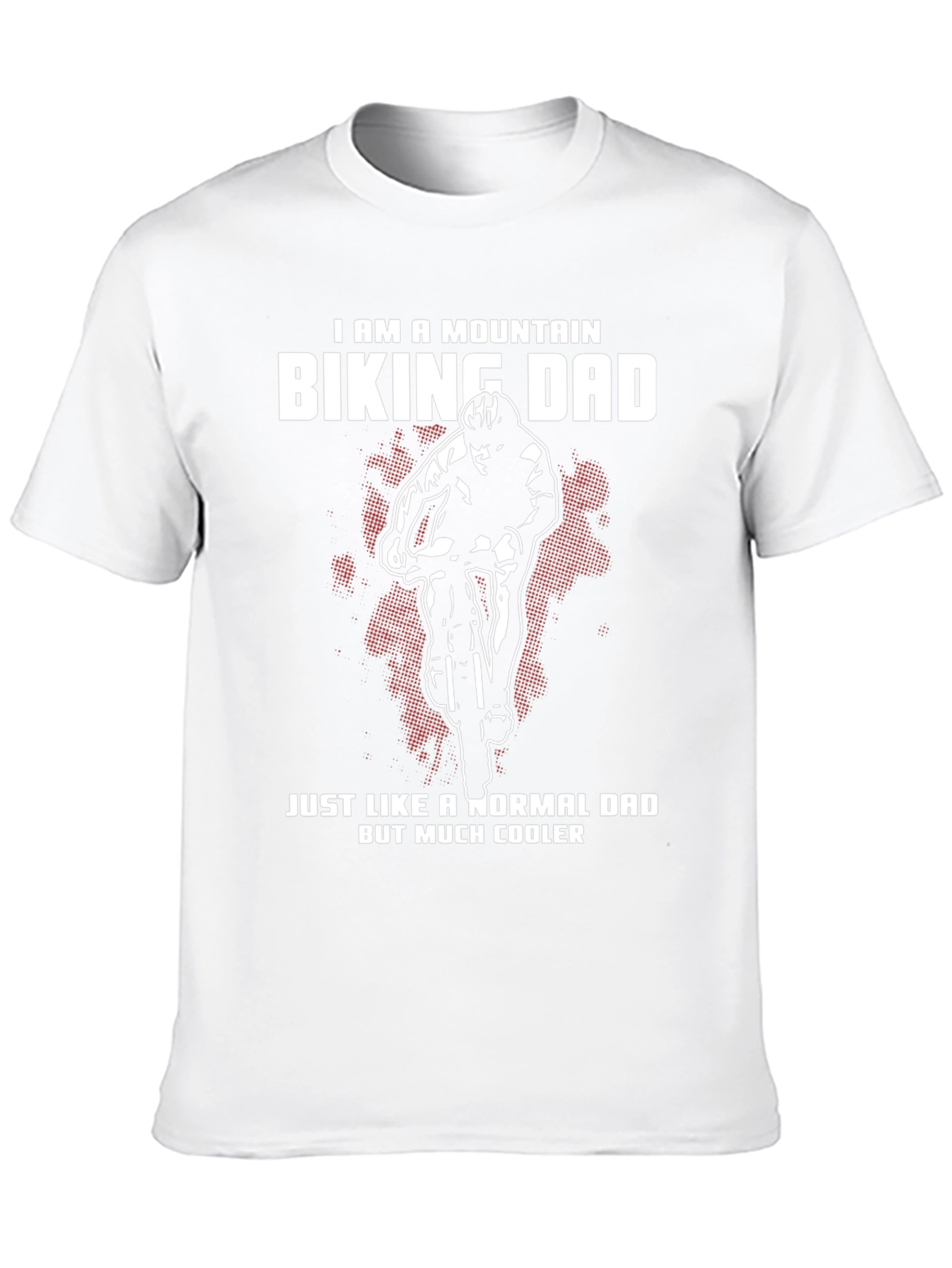 Mountain Biking Dad T-Shirt - Cool Fathers Day Gift