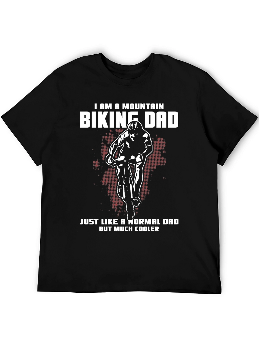 Mountain Biking Dad T-Shirt - Cool Fathers Day Gift