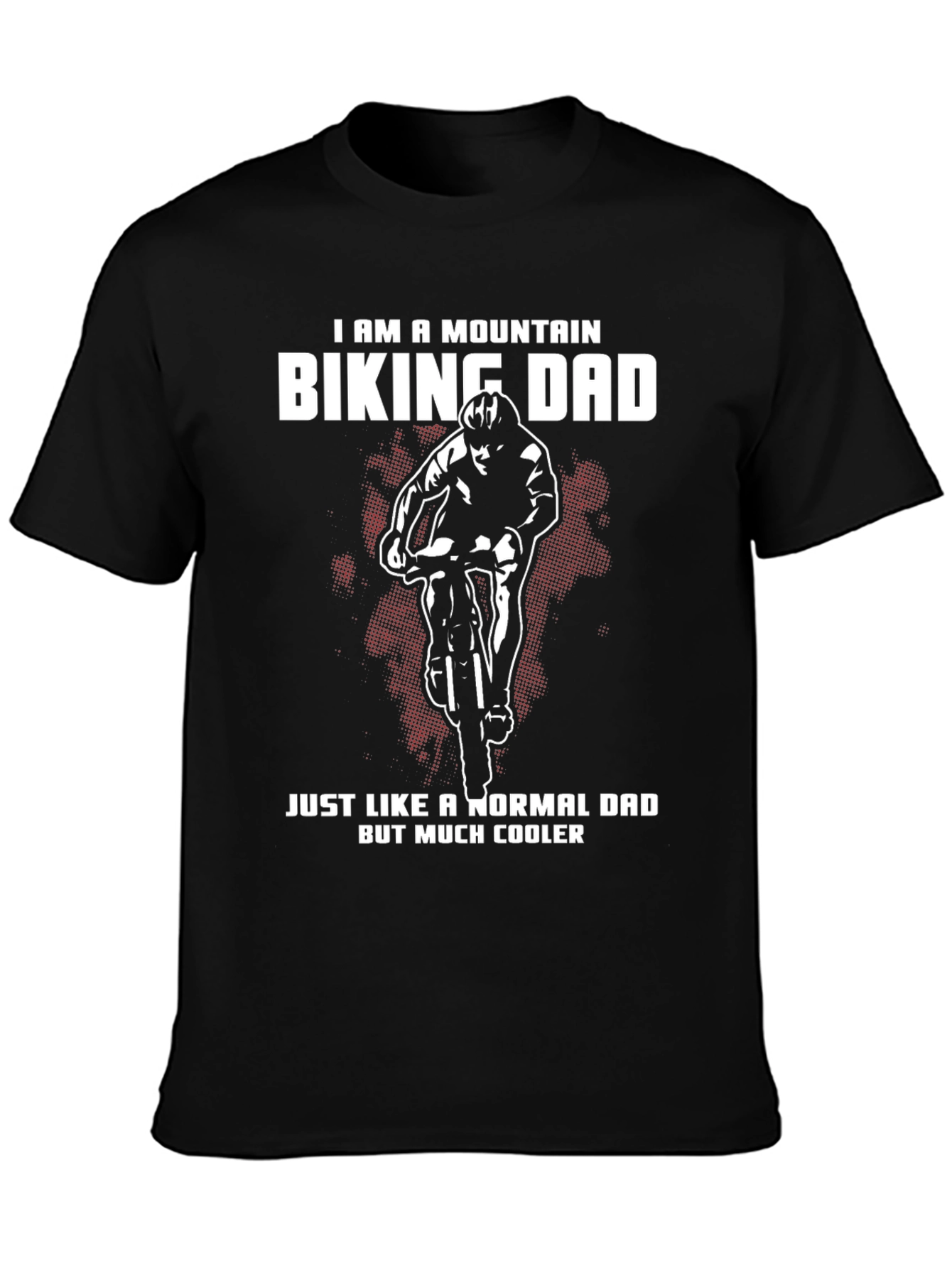 Mountain Biking Dad T-Shirt - Cool Fathers Day Gift