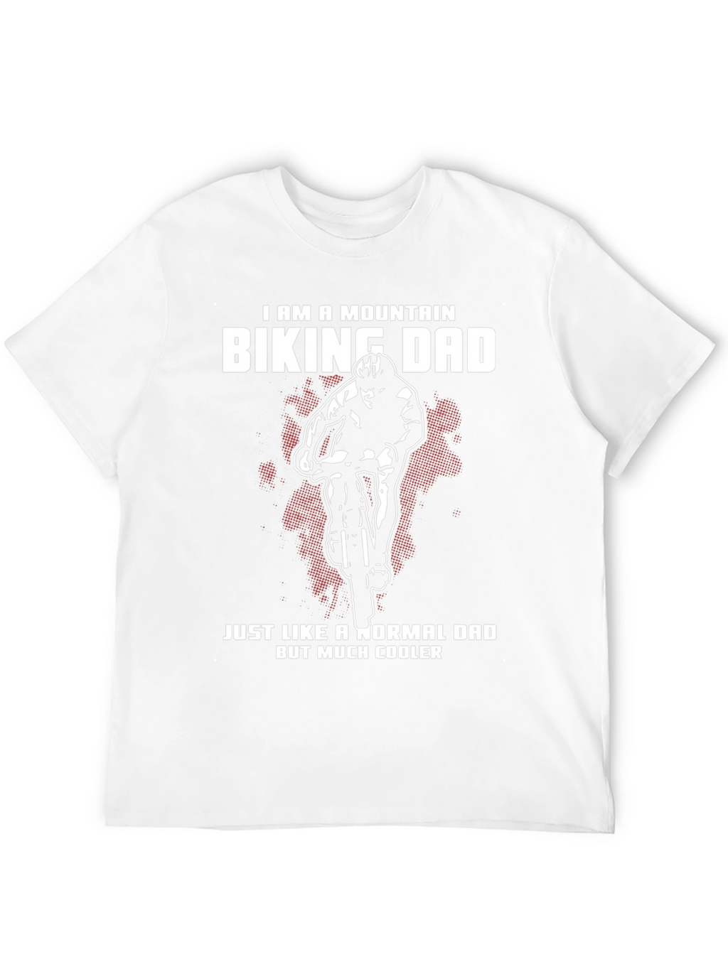 Mountain Biking Dad T-Shirt - Cool Fathers Day Gift