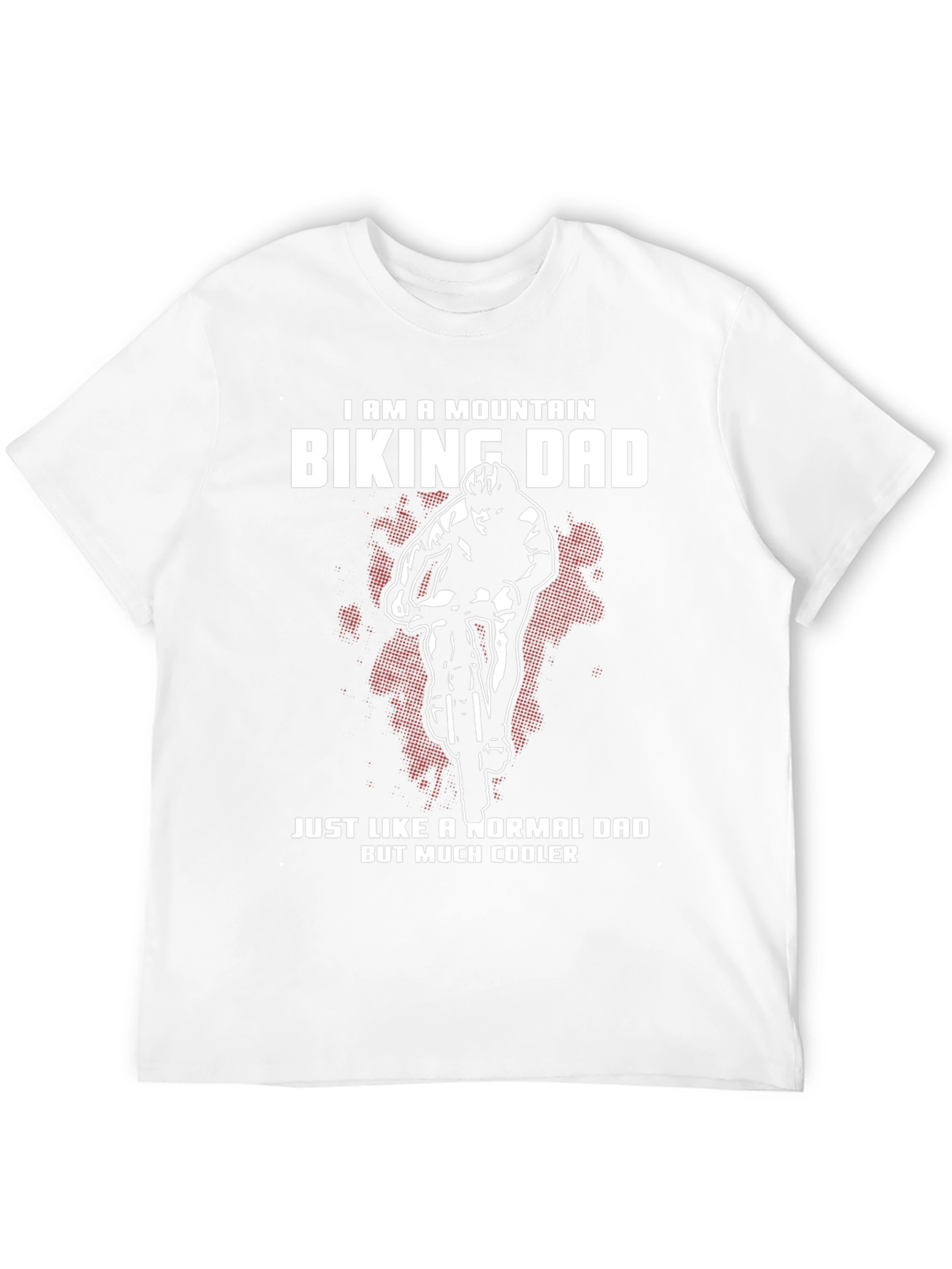 Mountain Biking Dad T-Shirt - Cool Fathers Day Gift