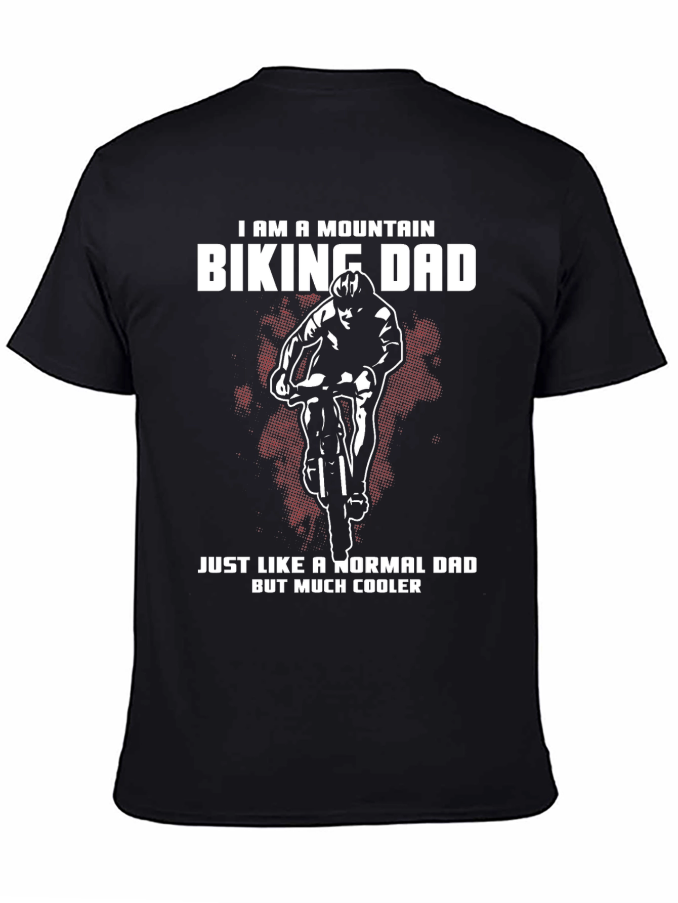 Mountain Biking Dad T-Shirt - Cool Fathers Day Gift