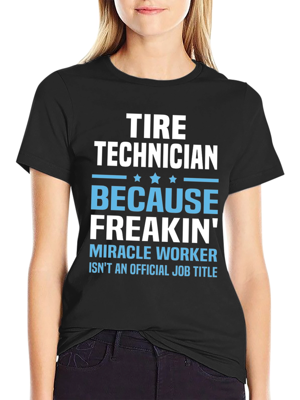 Tire Technician Funny Job Title T-Shirt