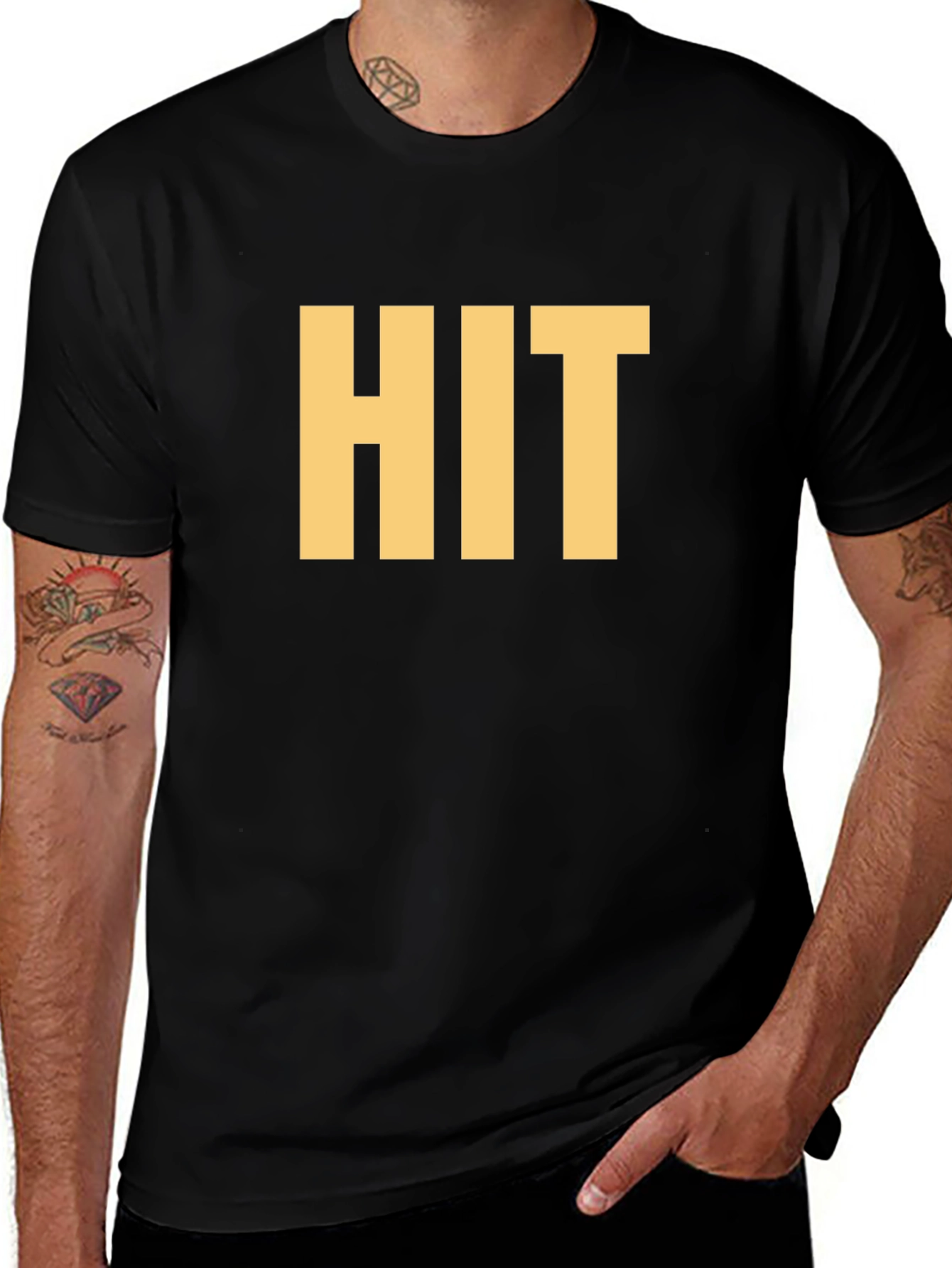 Bold HIT Graphic Tee - Classic Black