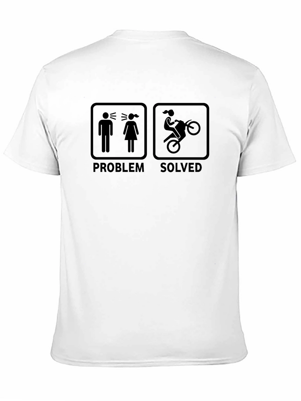 Problem Solved Motorcycle T-Shirt
