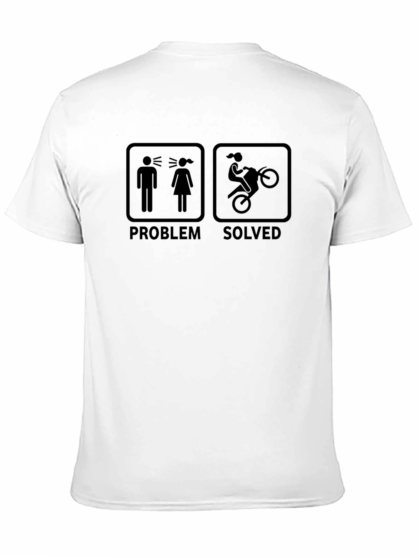 Problem Solved Motorcycle T-Shirt
