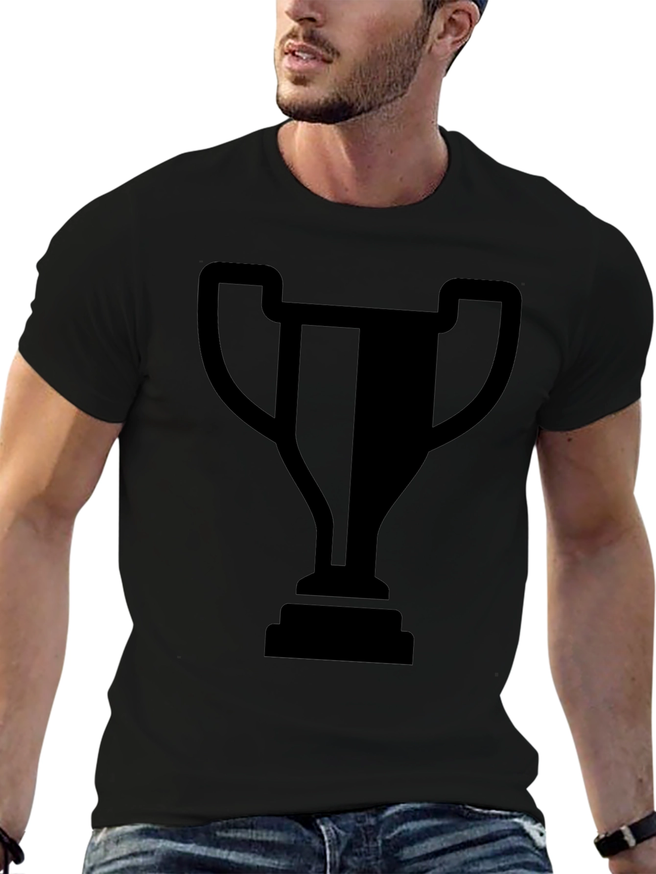 Black Trophy Graphic T-Shirt