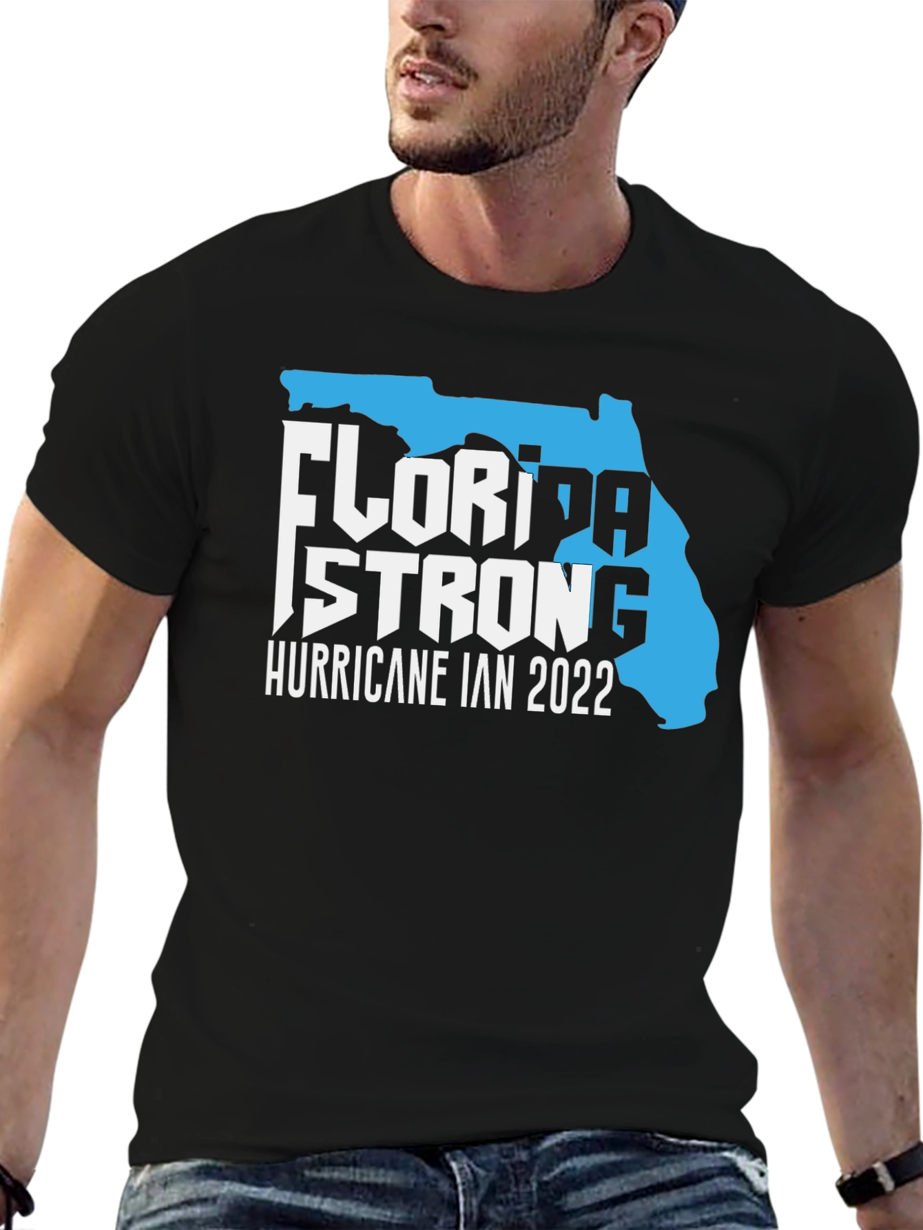Florida Strong Hurricane Ian 2022 Black T-Shirt