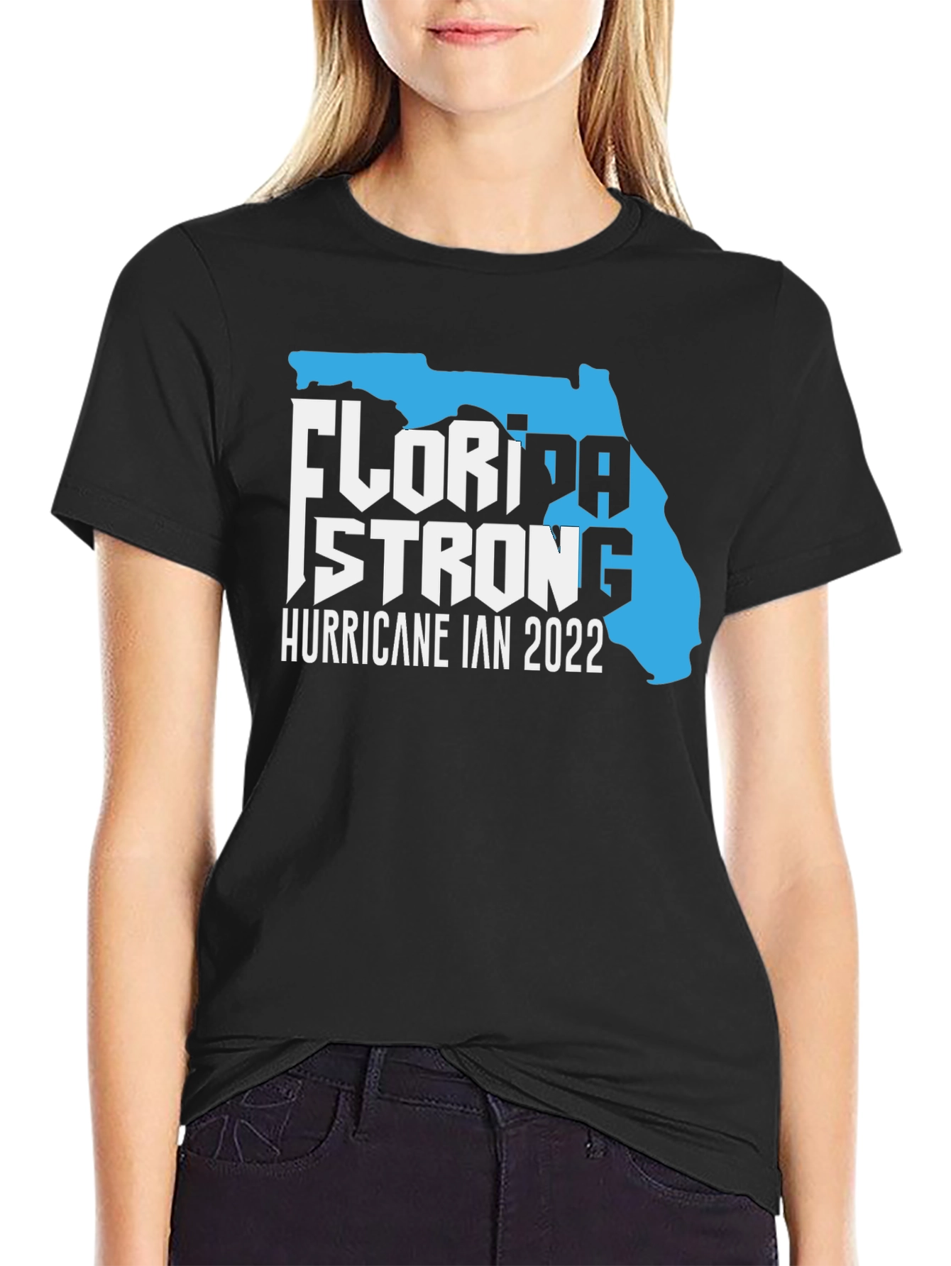 Florida Strong Hurricane Ian 2022 Black T-Shirt