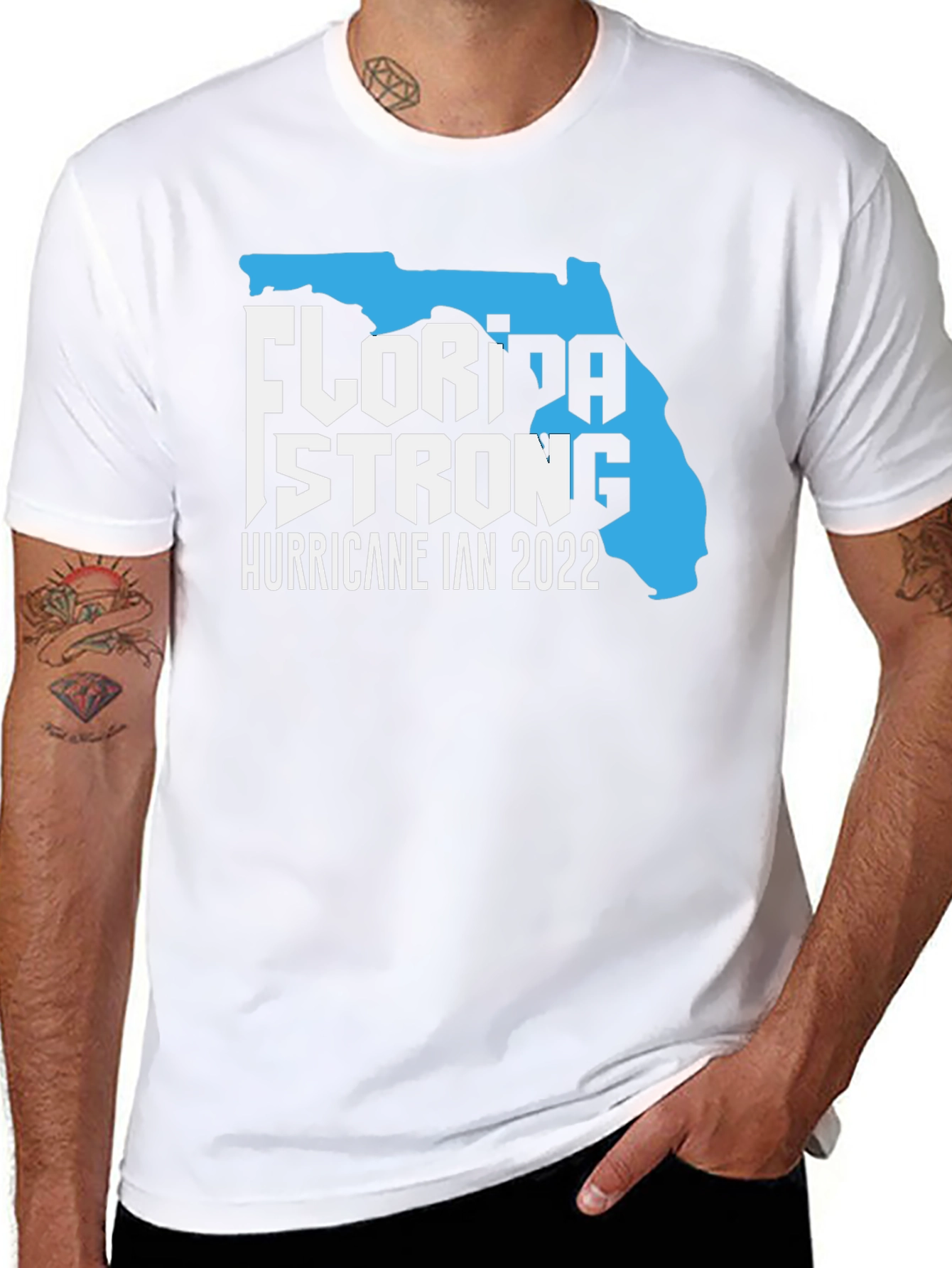 Florida Strong Hurricane Ian 2022 Black T-Shirt