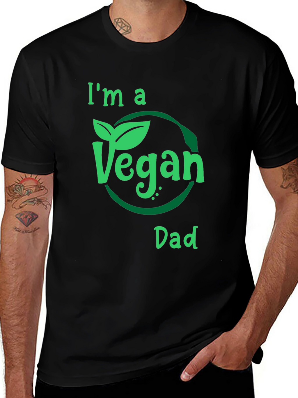 Vegan Dad T-Shirt - Plant Based Lifestyle Apparel
