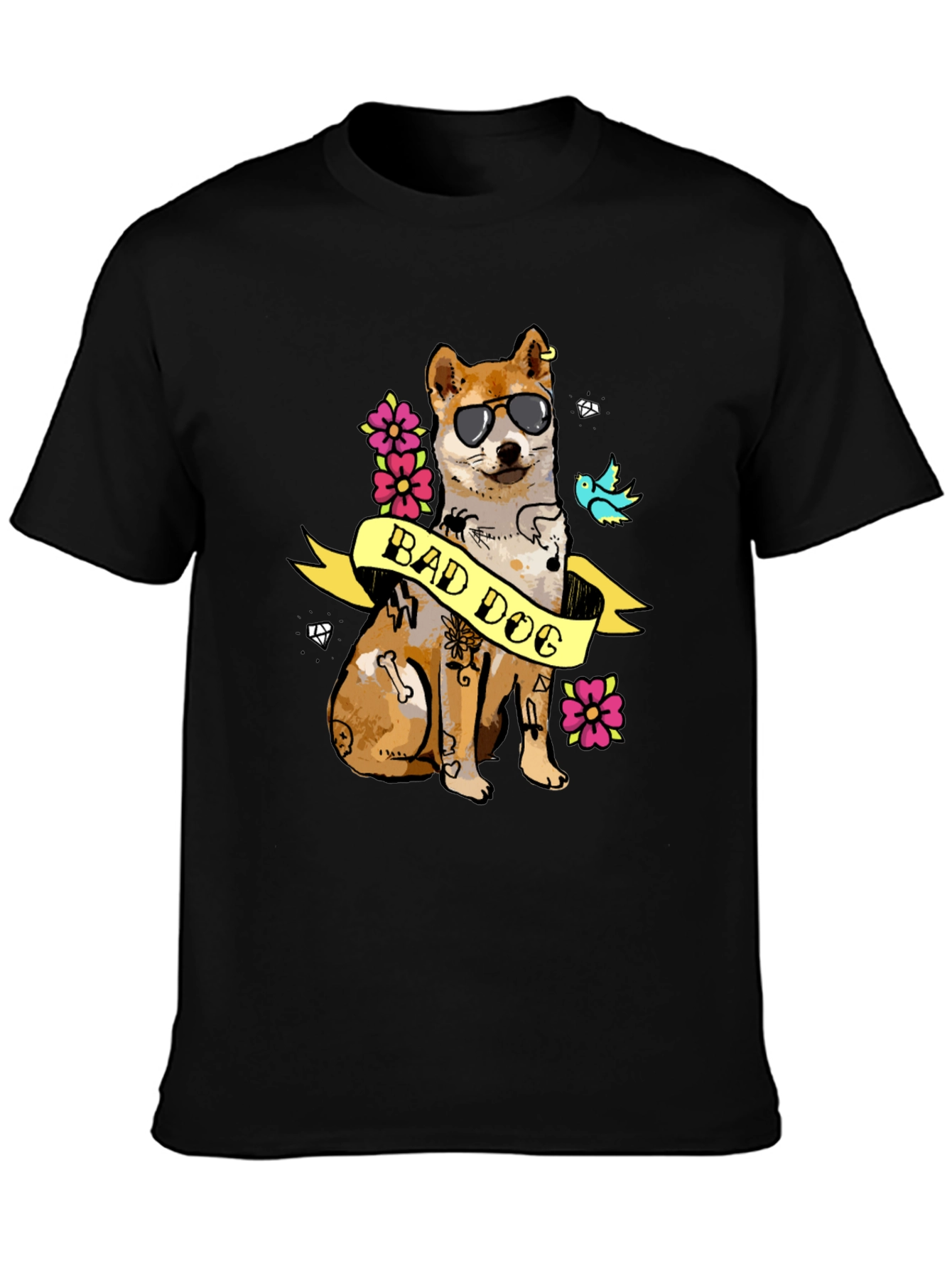 Bad Dog Shiba Inu T-Shirt - Funny Graphic Tee