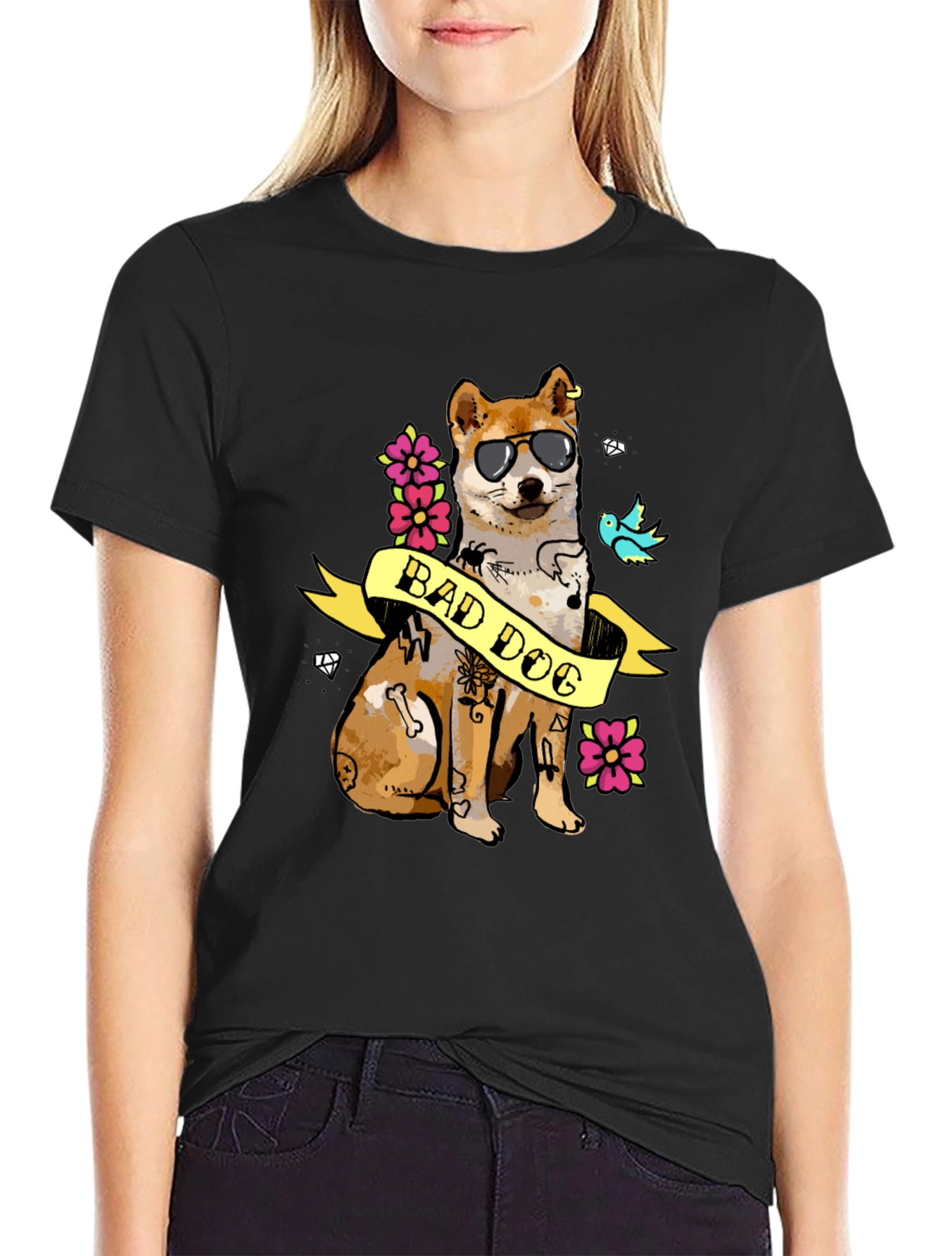 Bad Dog Shiba Inu T-Shirt - Funny Graphic Tee