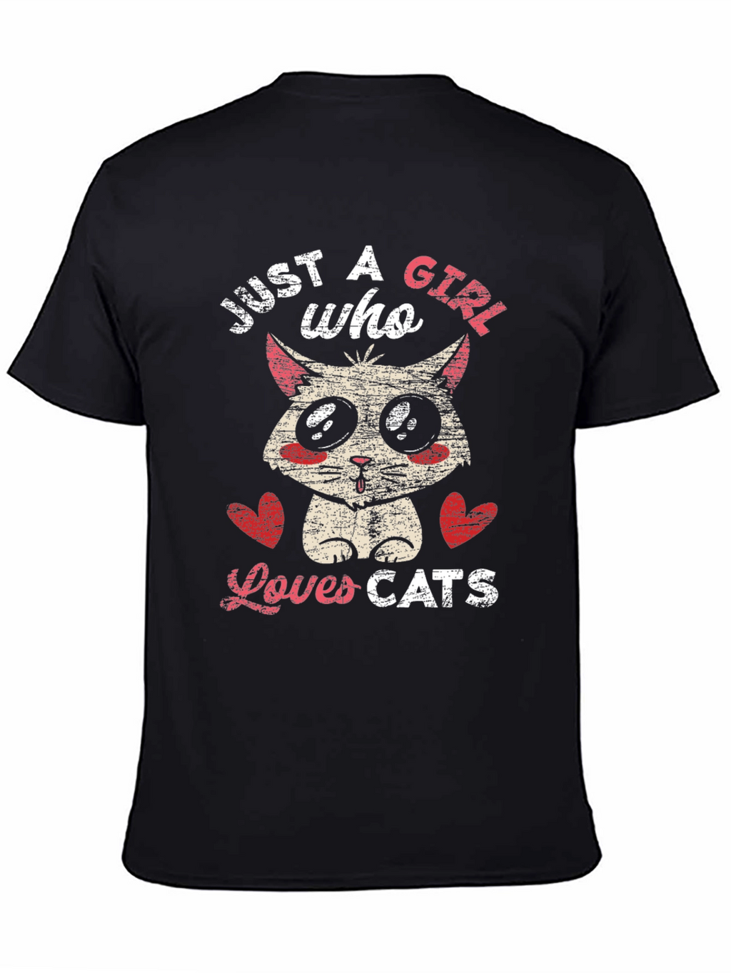 Just a Girl Who Loves Cats T-Shirt